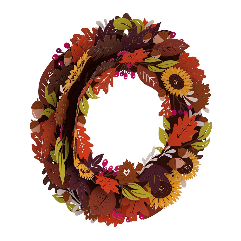 Fall Wreath、mySite、solidvoid