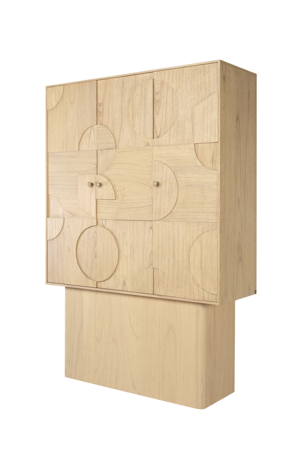 Geometrical Patterned Wooden Cabinet | Versmissen Zulgo、mySite、neckold