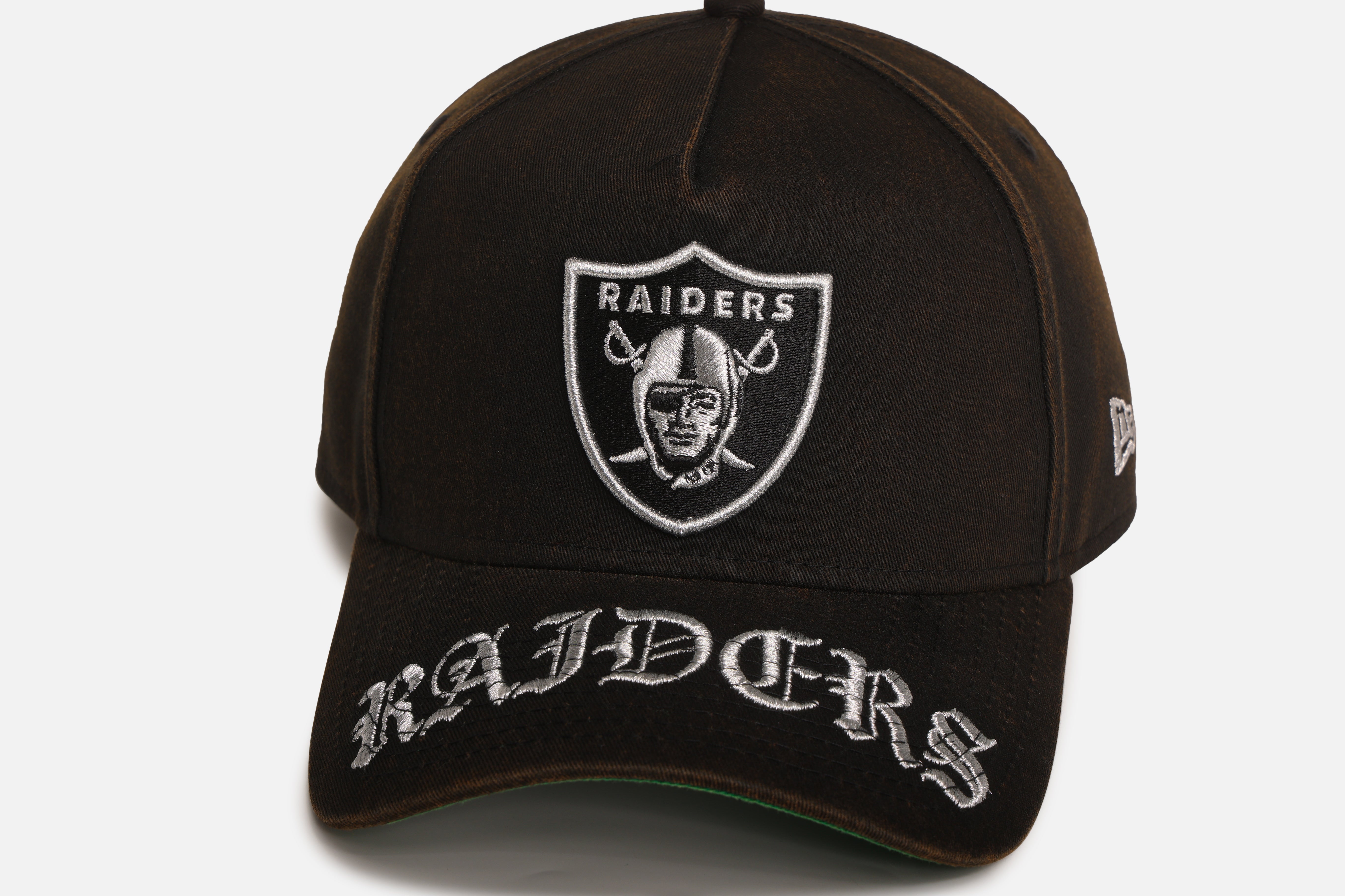 New Era Las Vegas Raiders 'Washed Gothic Visor' 9OFRTY A-Frame Snapback Black、mySite、zt4zffjzw