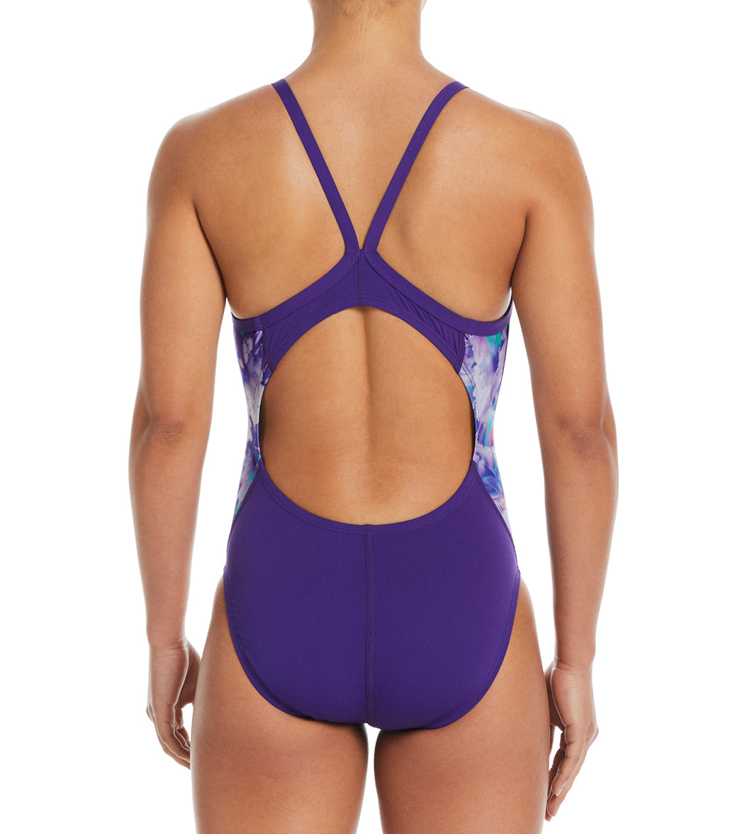 Nike Women's Hydrastrong Multi Print One Piece Swimsuit、mySite、noshort