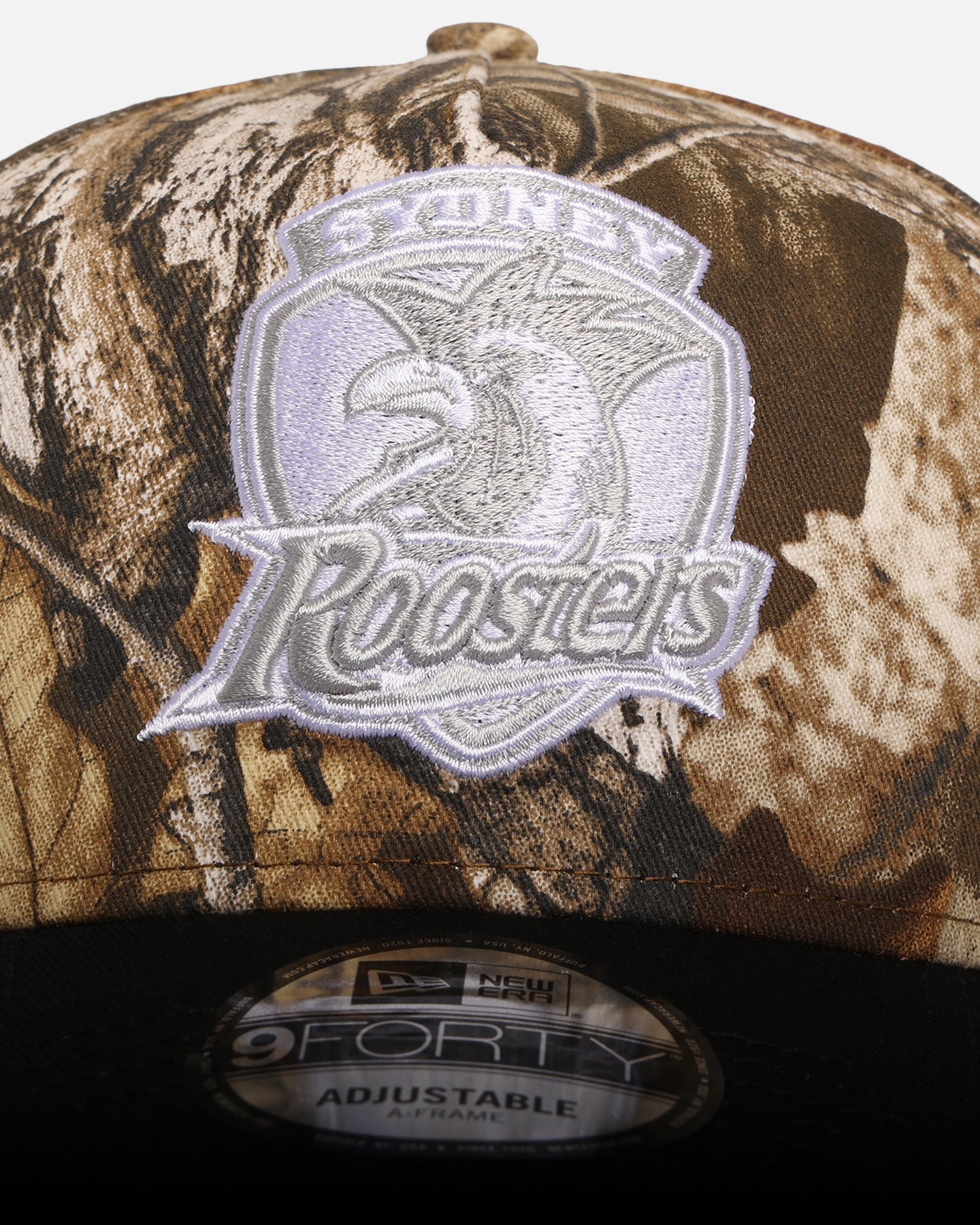 New Era Sydney Roosters 'NRL Real Tree' 9FORTY A-Frame Snapback Real Tree Camo、mySite、zt4zffjzw