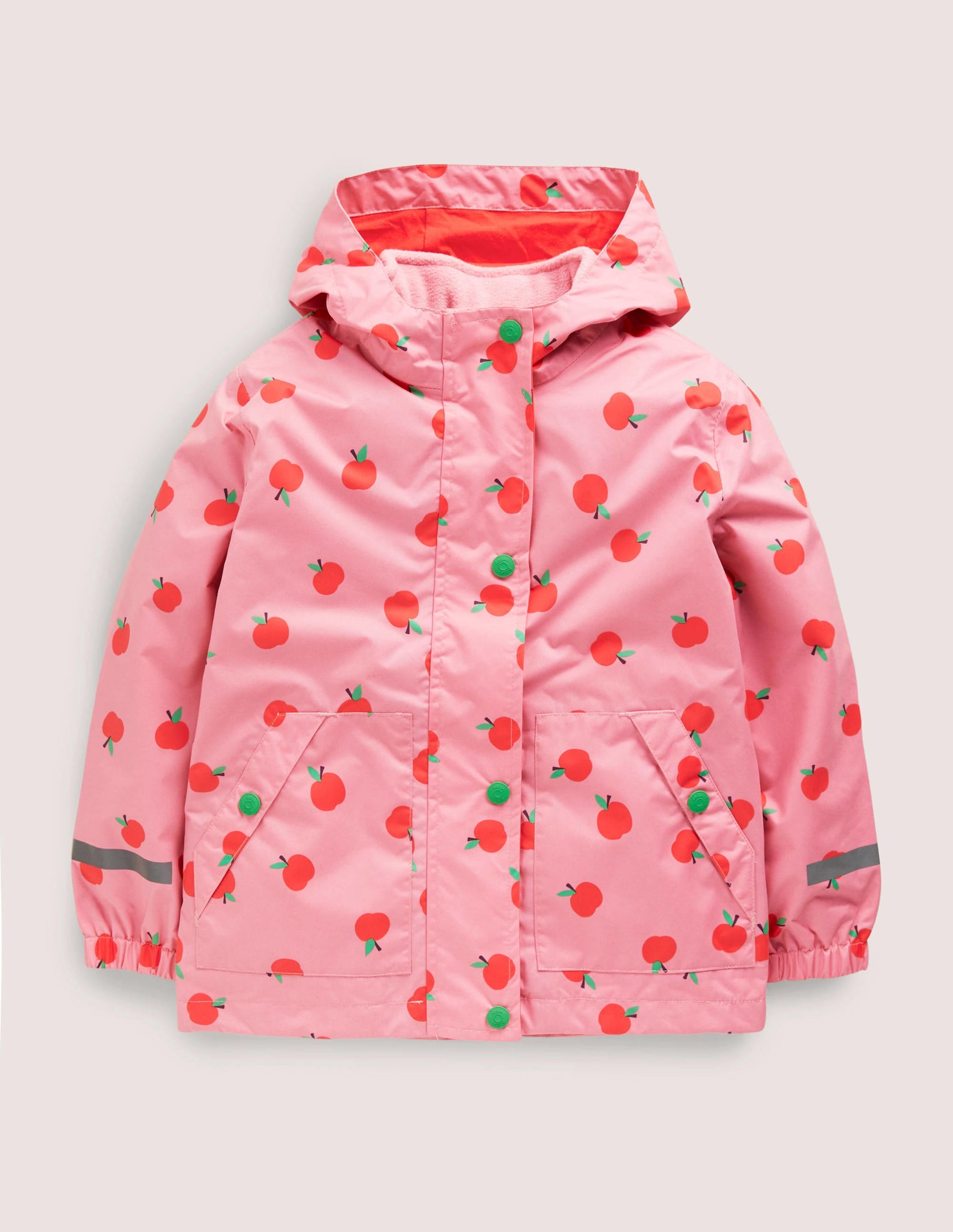  Pink Apple Print Waterproof Jacket-Formica Pink Apples、mySite、ashleygrahame