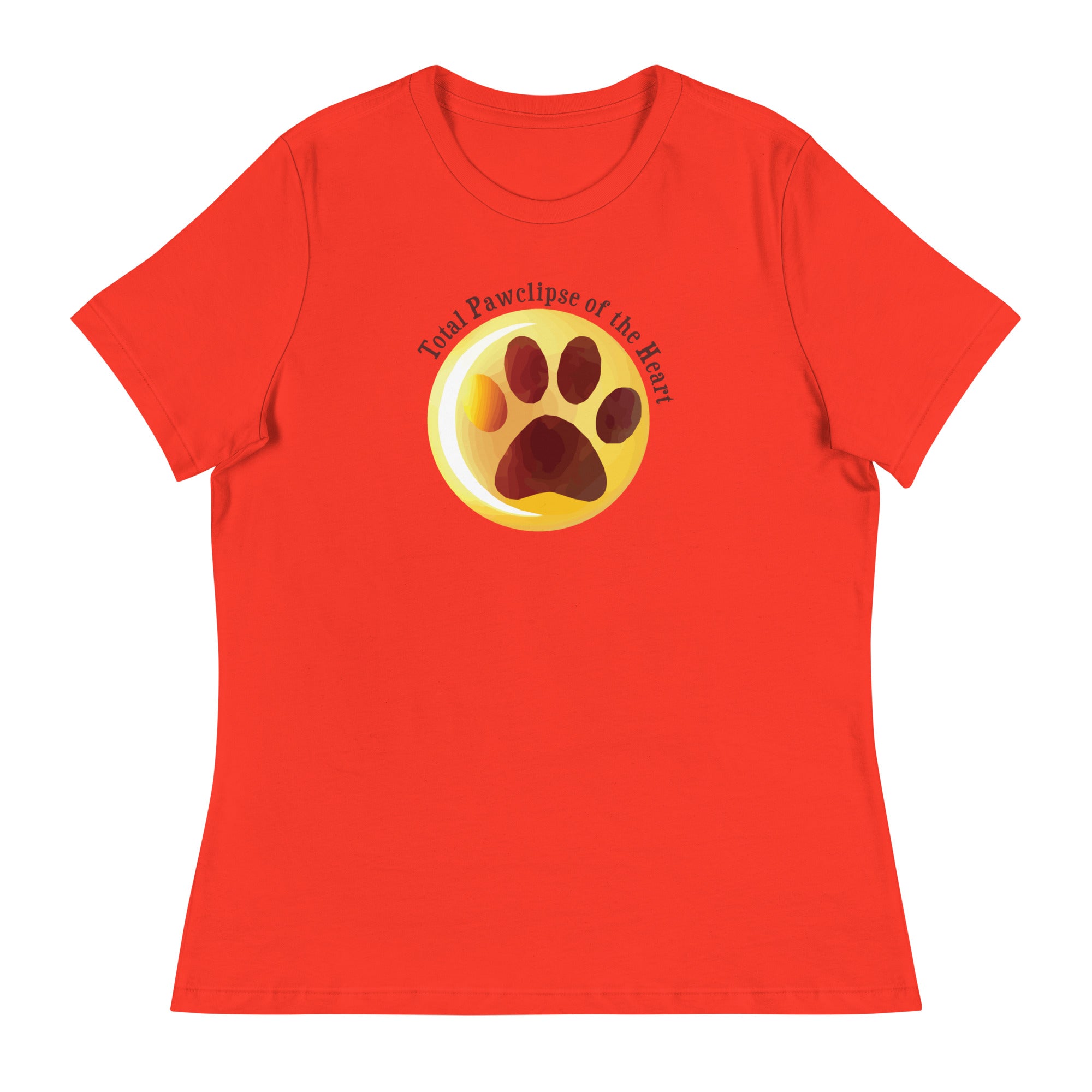 Total Pawclipse Of The Heart Women's Relaxed T-Shirt、mySite、camillekostekn