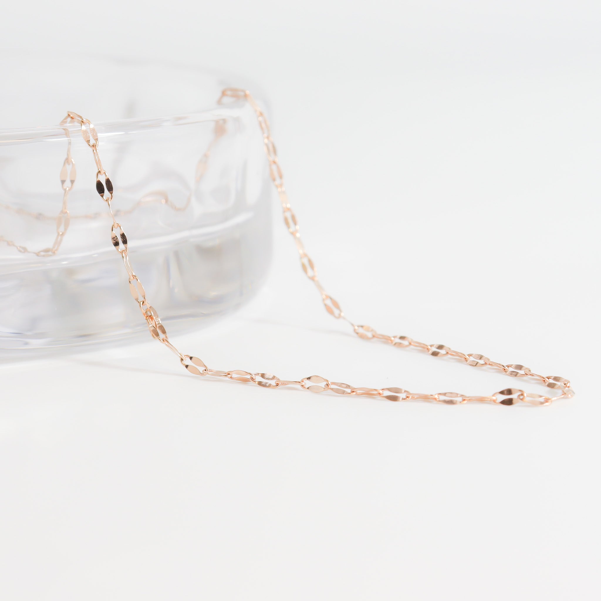 18K Gold PVD Stainless Steel Lip Chain Necklace / CHN9954、mySite、dreamappss