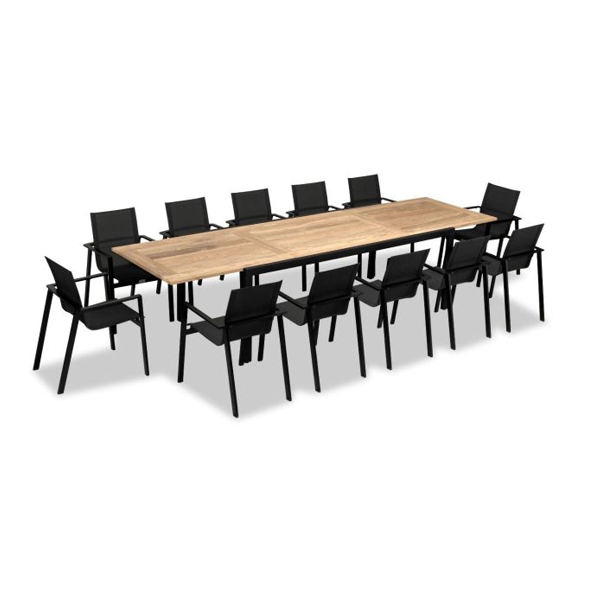 Lift Communal 12 Seat Extendable Reclaimed Teak Dining Set、mySite、neckold