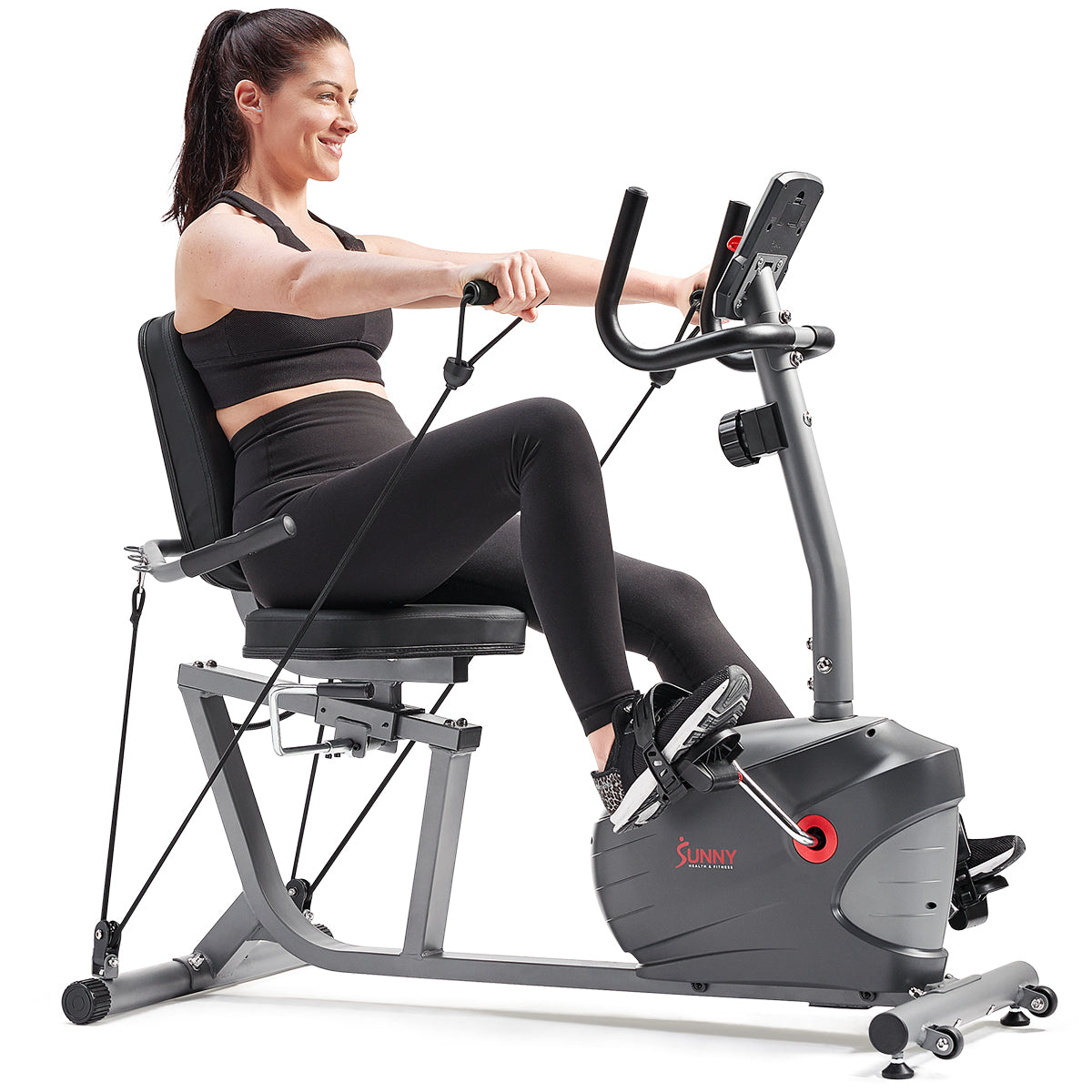  Performance Smart Recumbent Exercise Bike with Resistance Bands、mySite、ghnorth