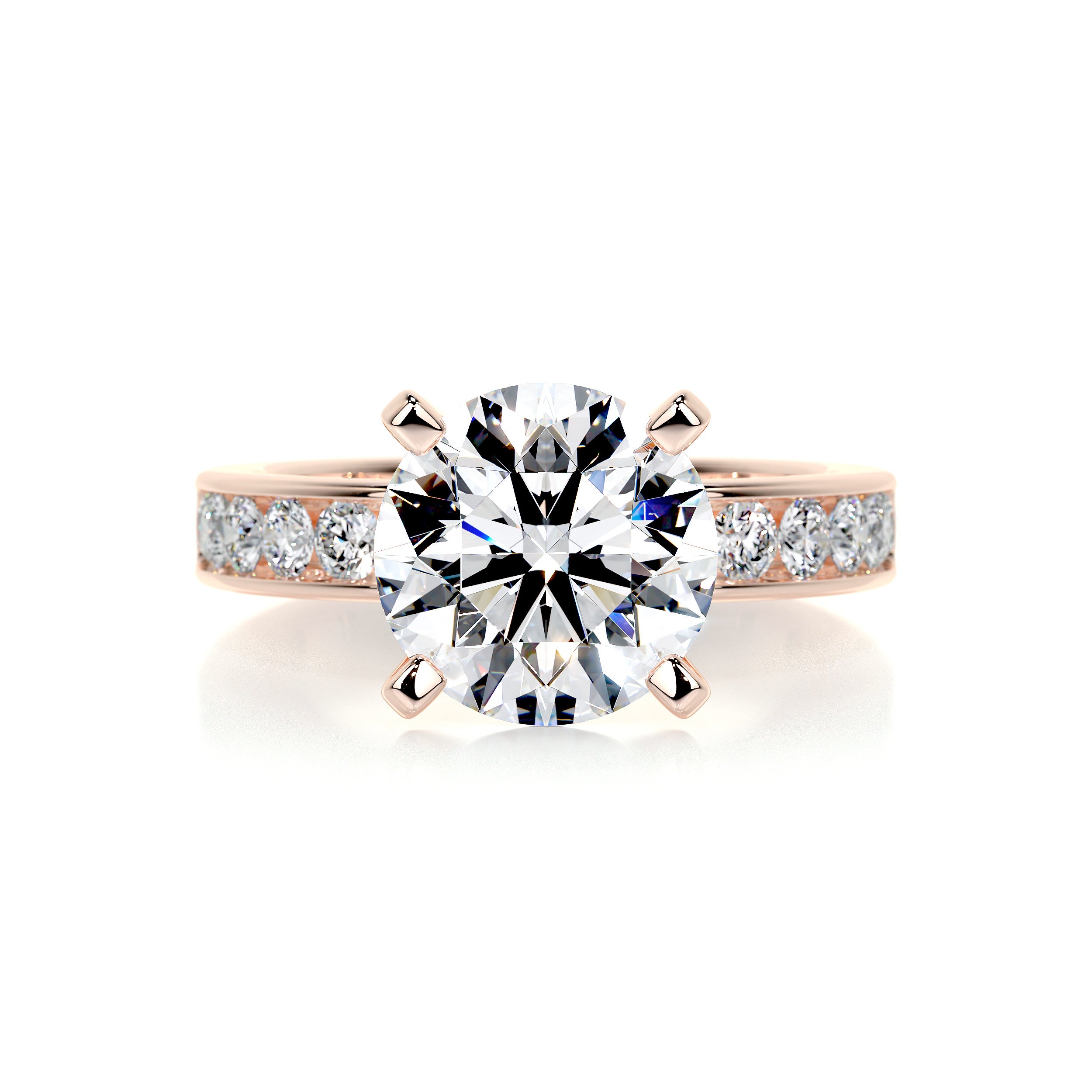 Giselle Diamond Engagement Ring -14K Rose Gold、mySite、hinf8tx79