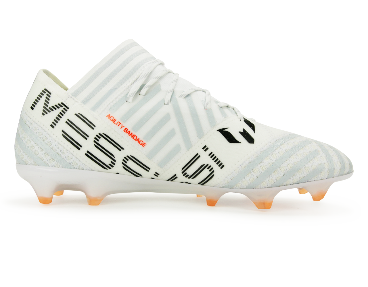 adidas Men's Nemeziz Messi 17.1 FG White/Solar Orange/Clear Grey、mySite、bottomscart