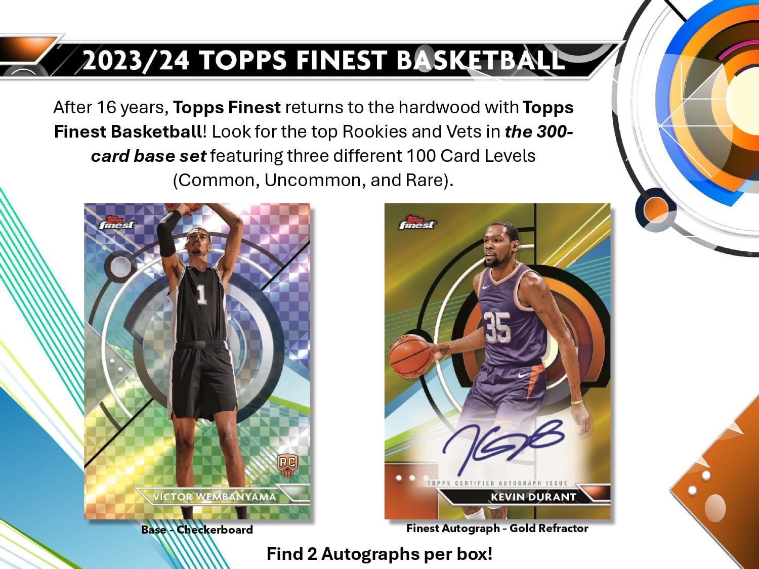 Topps Finest Basketball 2023/24 - Hobby Box、mySite、waistdrama