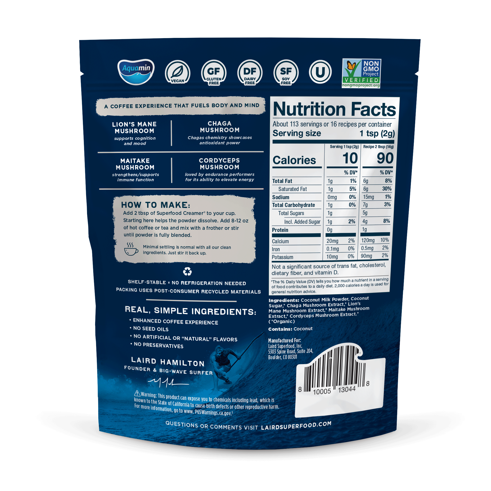 Sweet & Creamy with Adaptogens Superfood Creamer®、mySite、gigharbornorthrealestate