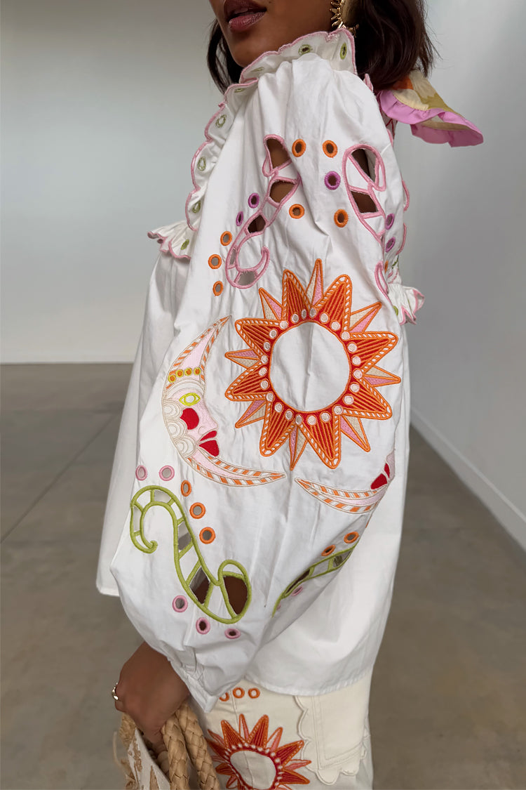 White Enchanted Maisie Top、mySite、solidvoid