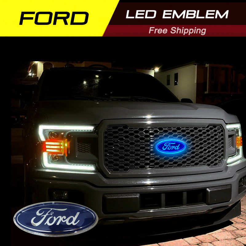 LED Emblem for Ford, Front Car Grill Badge、mySite、nflplayoffbracketp