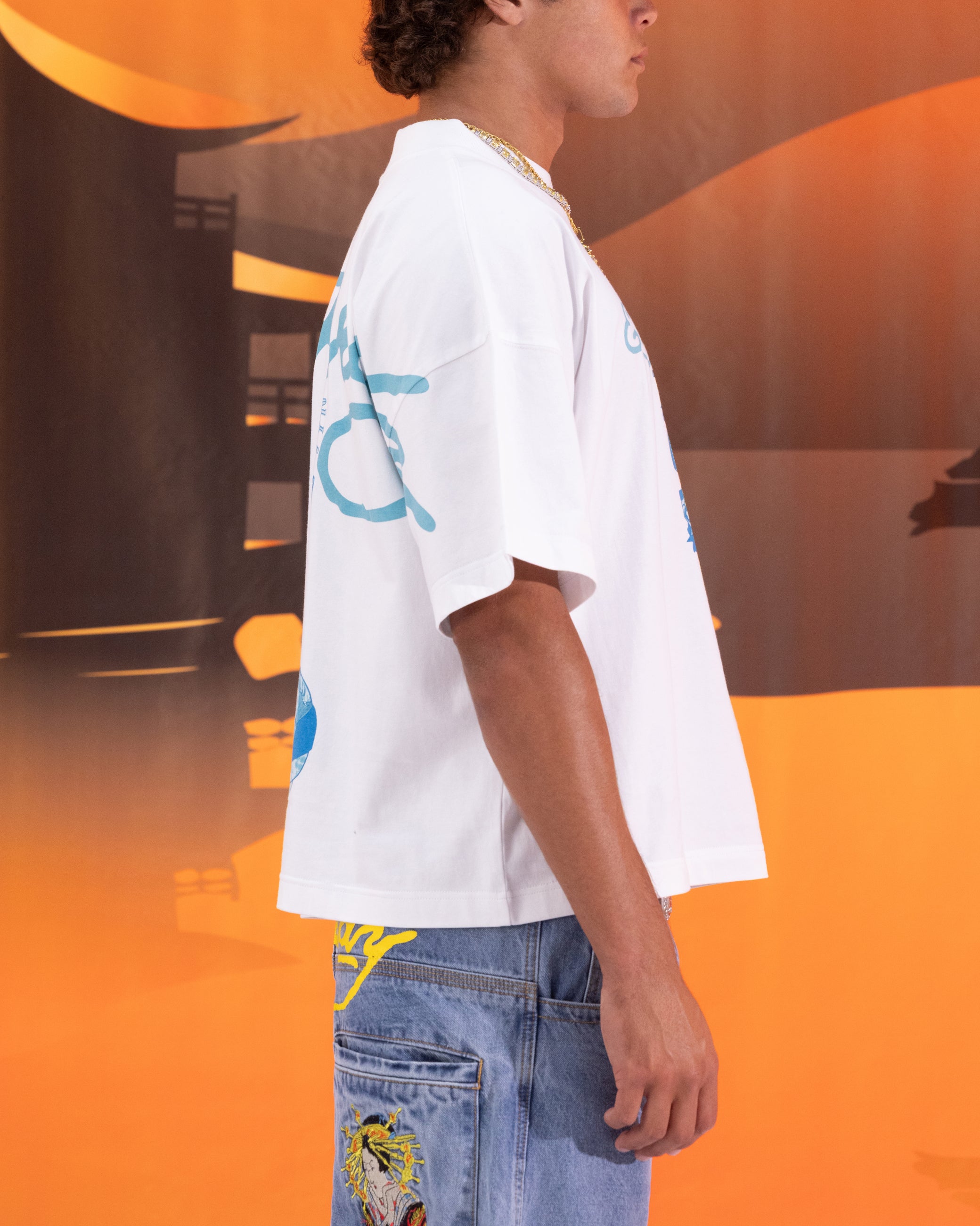 Ed Hardy Geisha T-Shirt Off White、mySite、zt4zffjzw