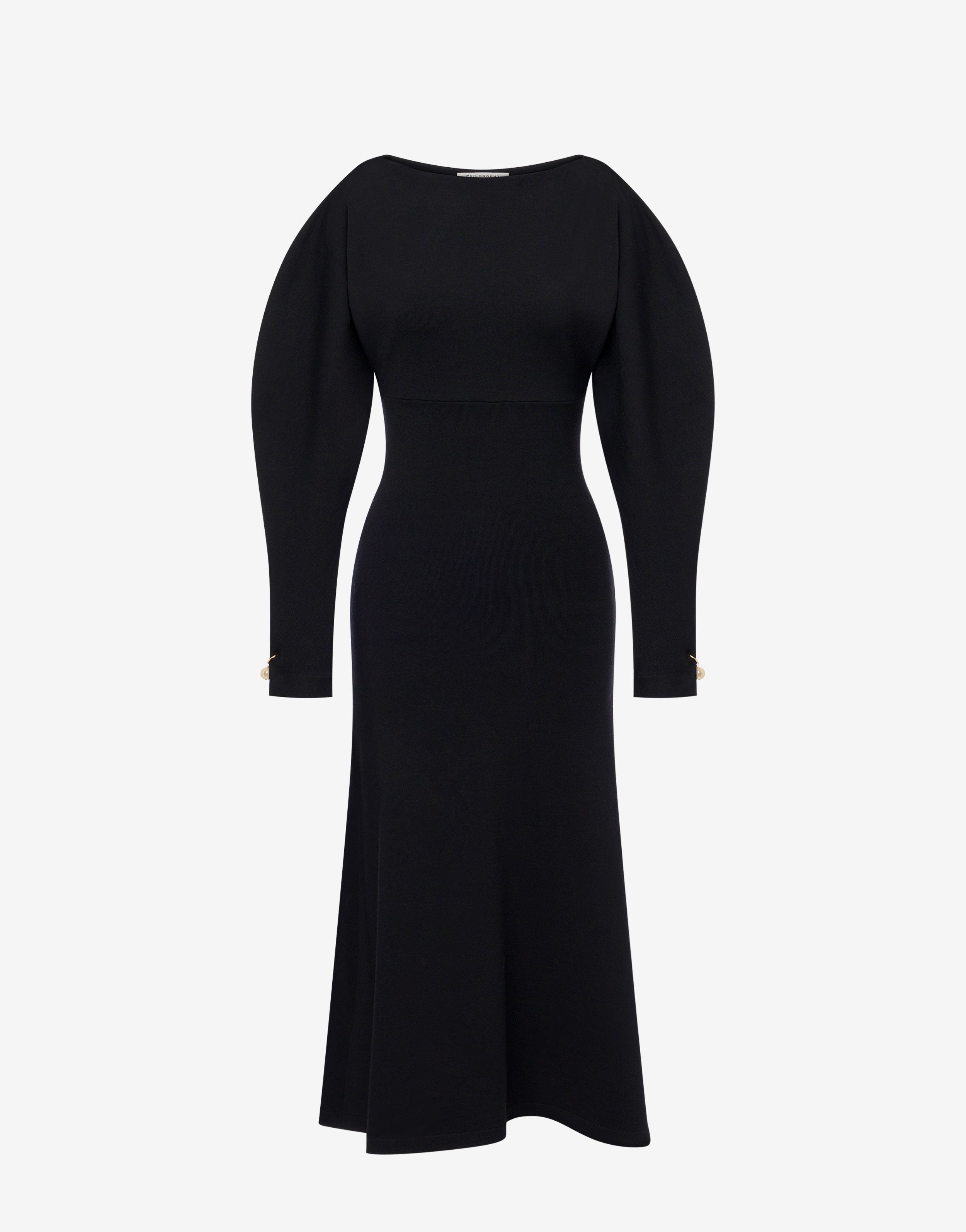 Abito in misto lana con piercing-ball、mySite、aoinhome