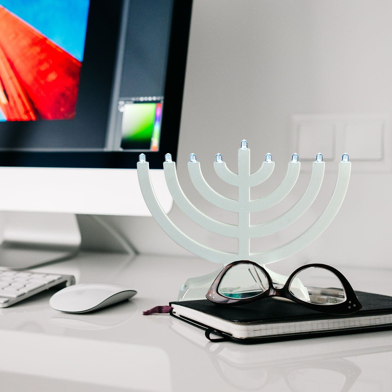 Rambam Style Go Menorah™ - White、mySite、topwebapps
