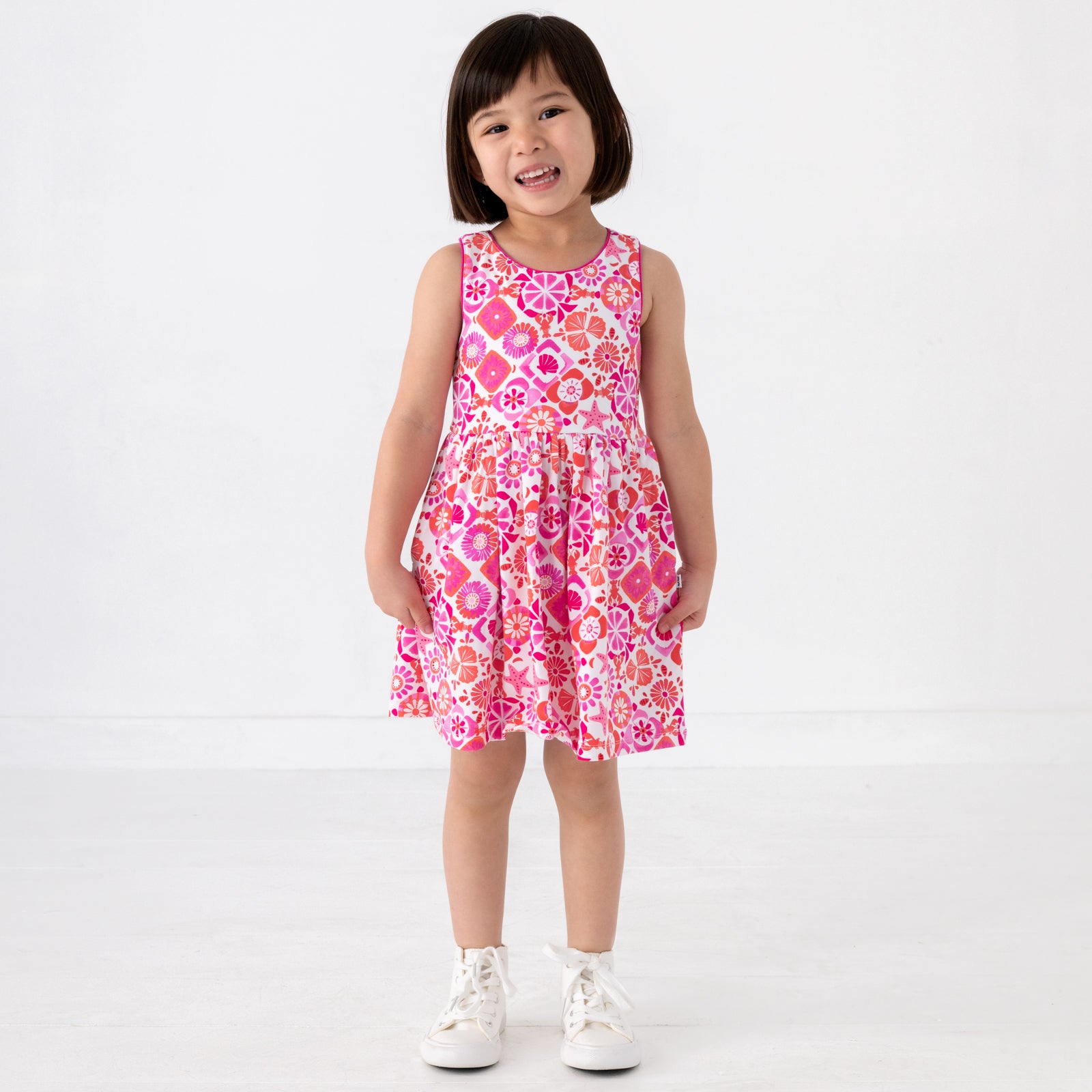  Coastal Gems Cross Back Skater Dress、mySite、layawaytickets