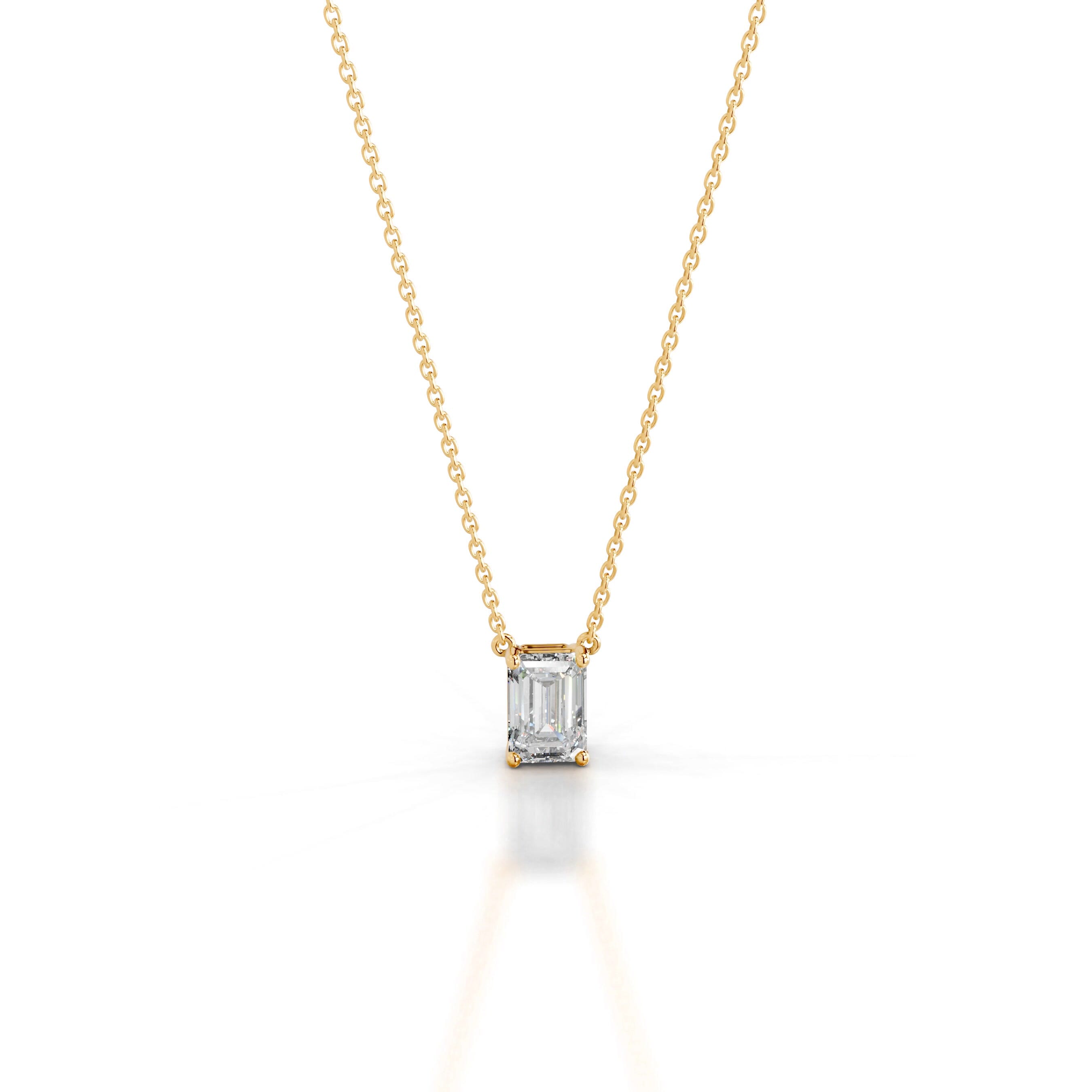 Mary Lab Grown Diamond Pendant - 18K Yellow Gold、mySite、hinf8tx79