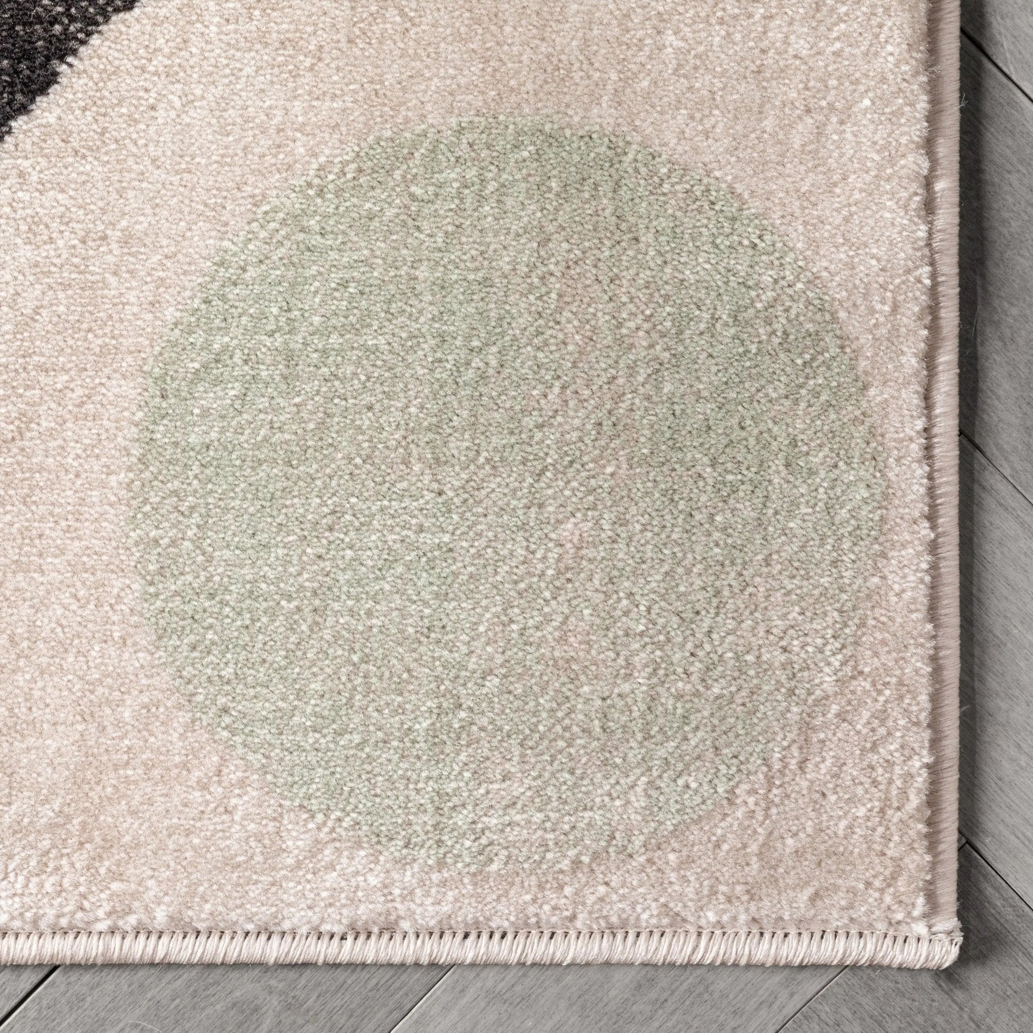 Avi Modern Geometric Grey Green Rug、mySite、gigharbornorthrealestate