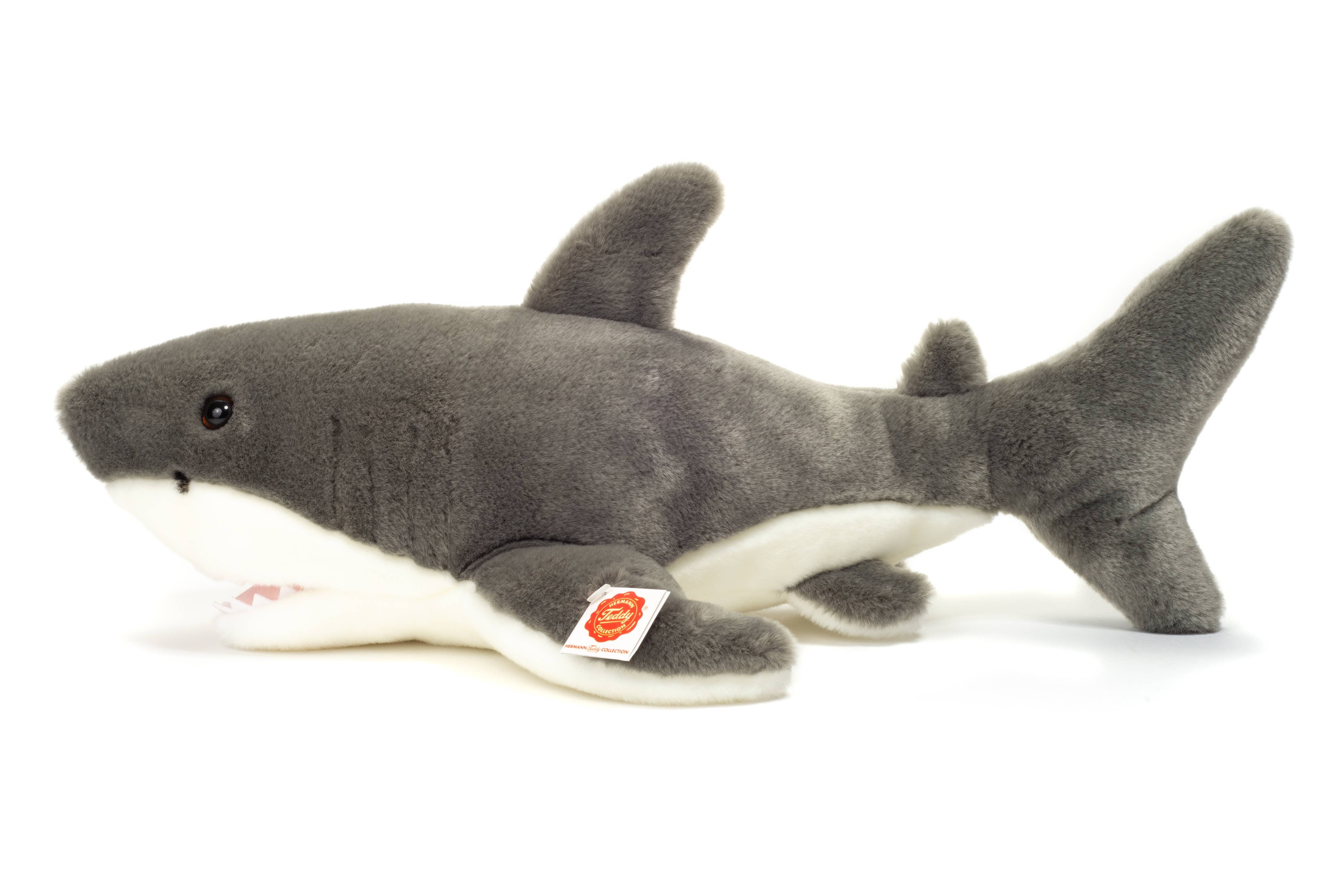 Plush Large Great White Shark 50 cm -Teddy Hermann、mySite、g9winljtr