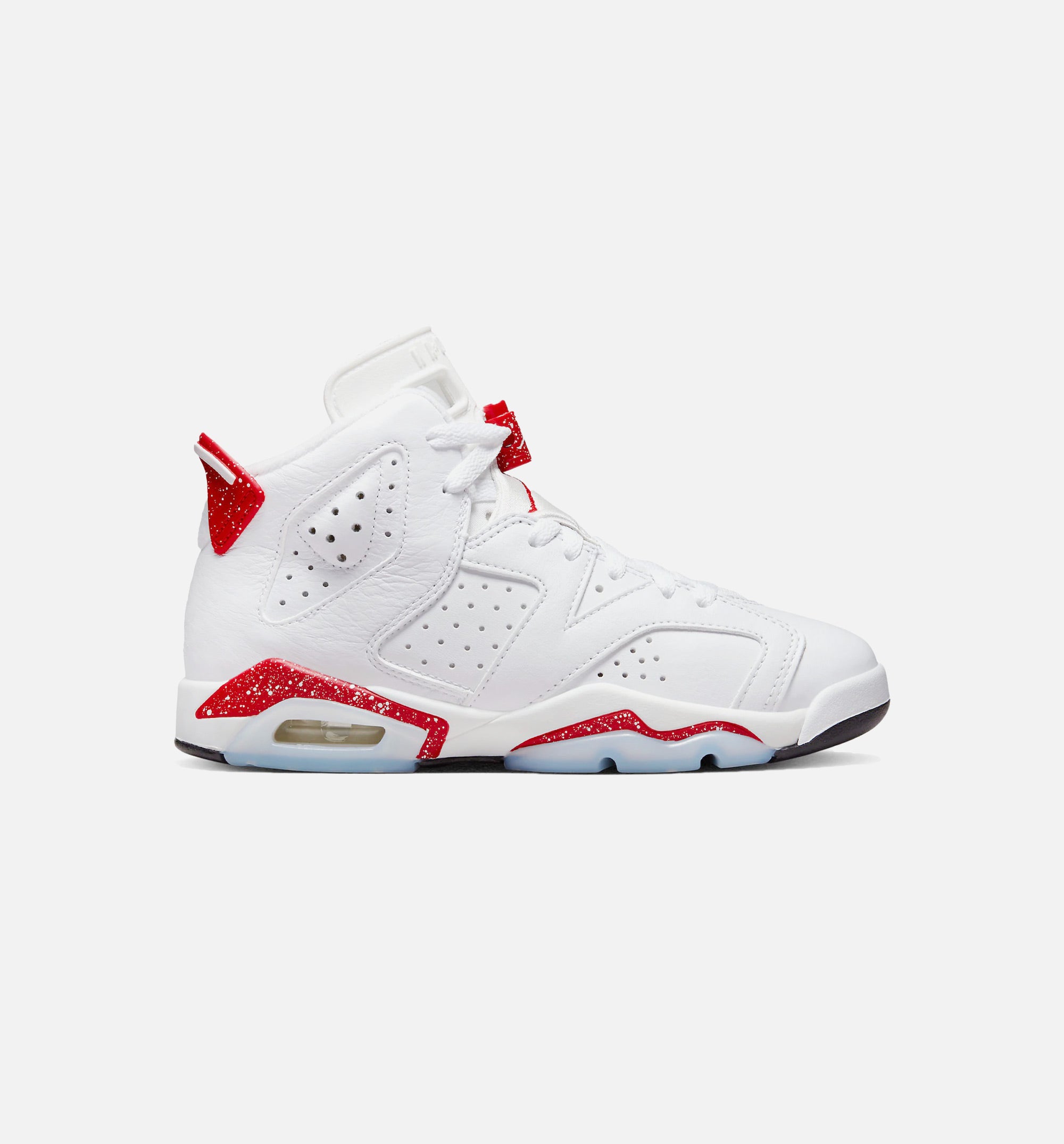 Air Jordan 6 Retro Red Oreo Grade School Basketball Shoe - White/Red Free Shipping、mySite、dreamappss