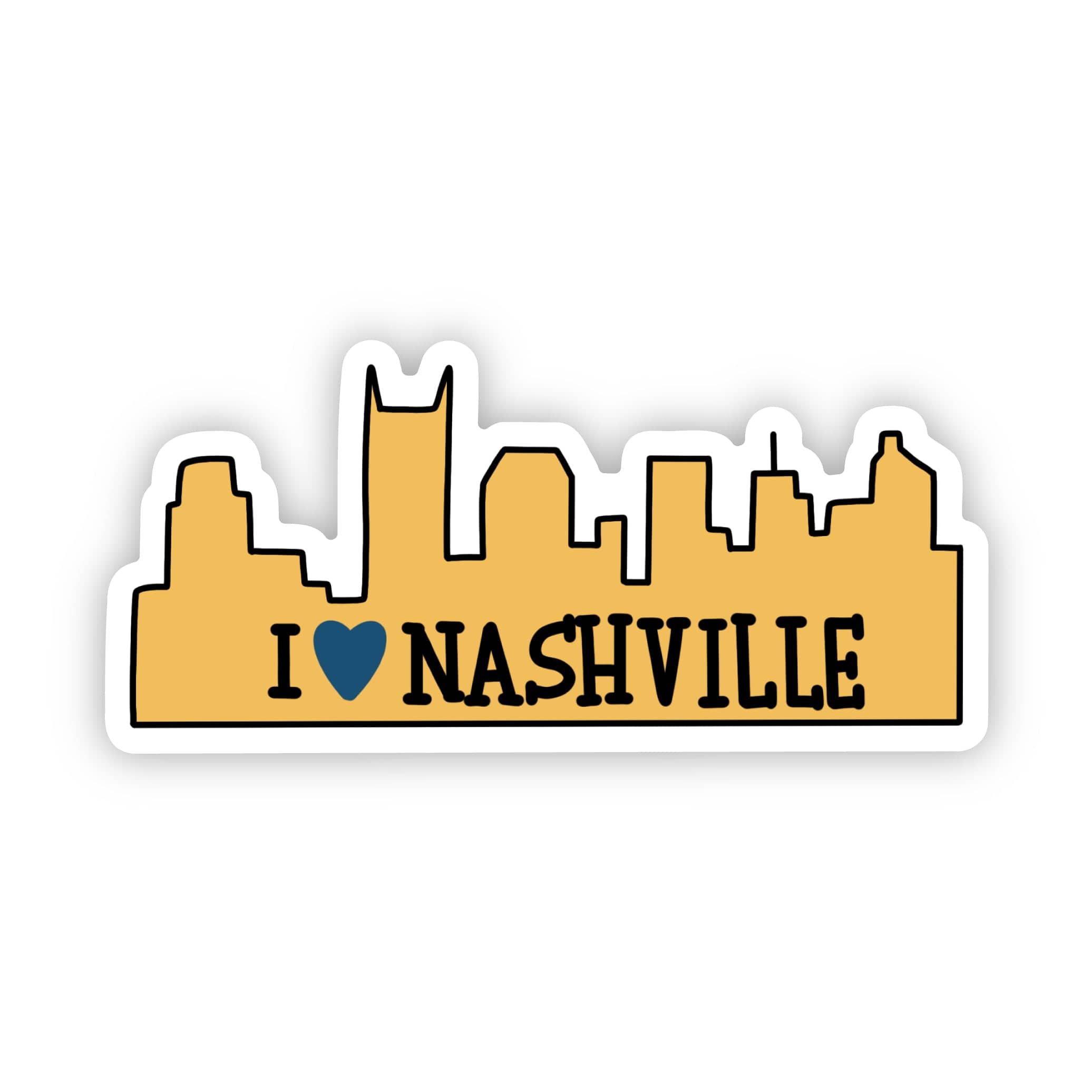  I Love Nashville, Tennessee Sticker、mySite、elrpsem3k