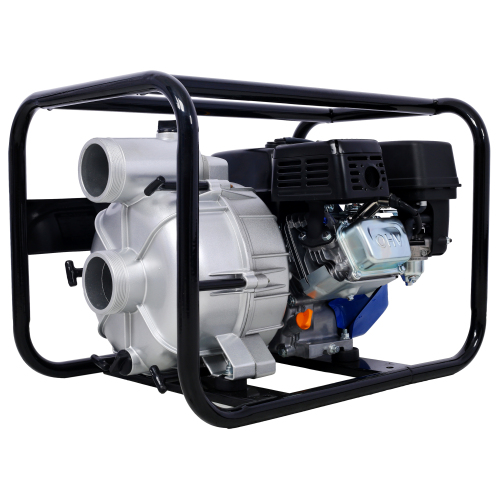 Semi Trash Pump 3 inch, 209cc 7HP 4 stroke OHV ENGINE, Gas Powered Semi Trash Water Pump 50 ft Discharge Hose, 12 ft Suction Hose with Complete Fittings,EPA compliant、、eastwooduniform