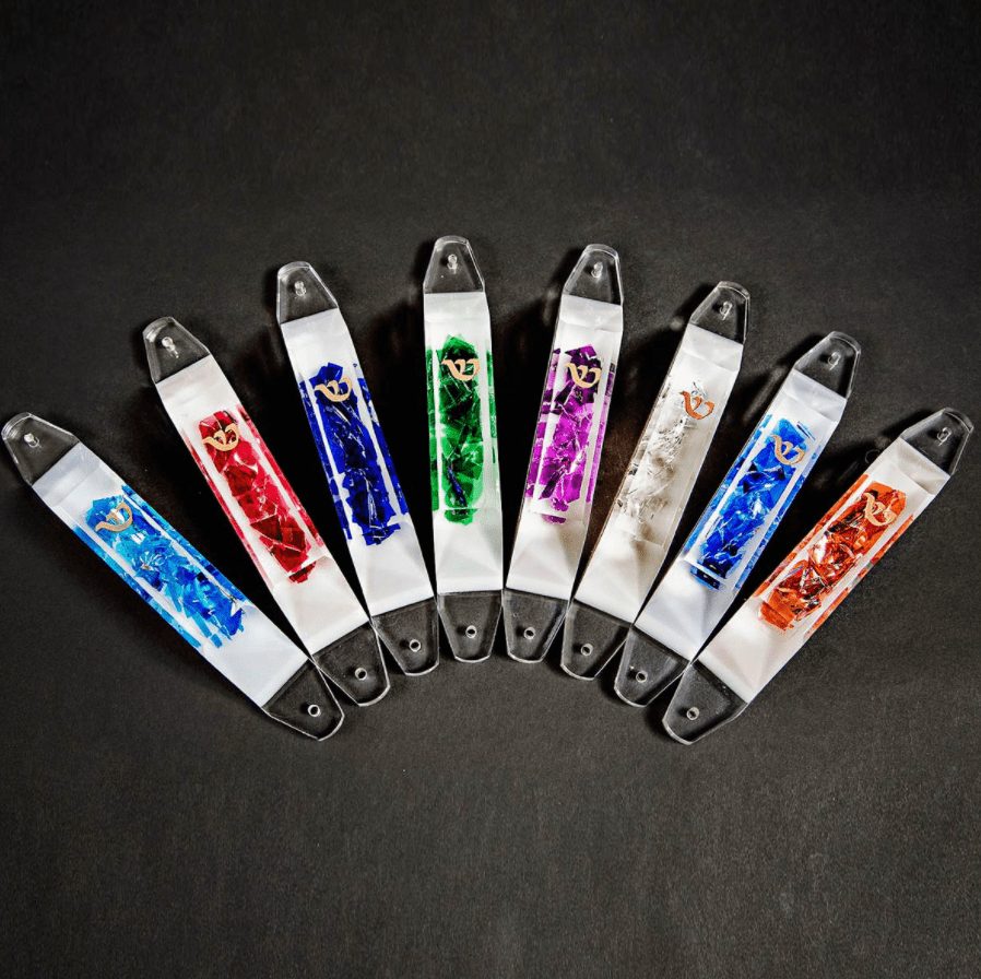Lucite Wedding Glass Mezuzah、mySite、topwebapps