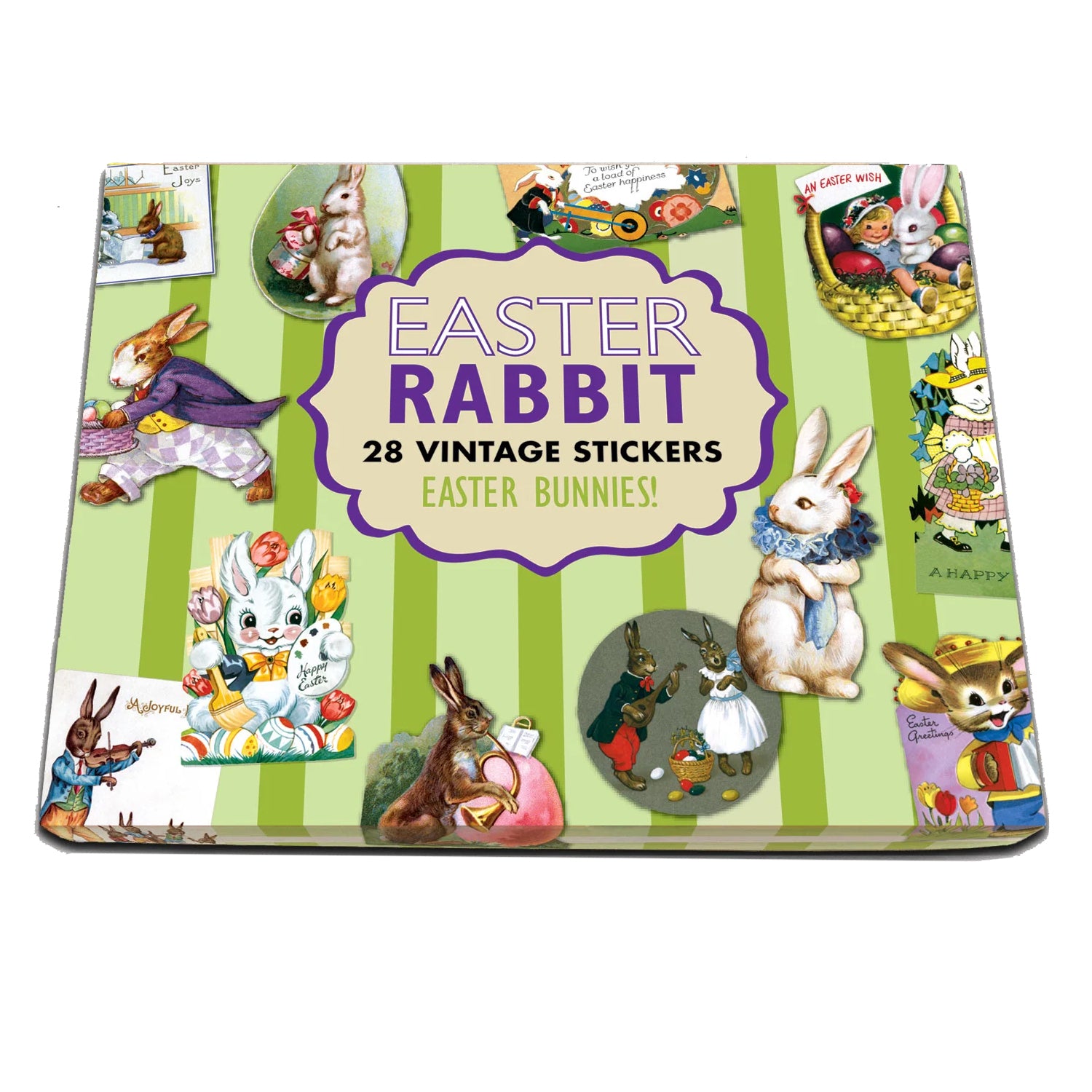  Easter Rabbit Vintage Label Stickers、mySite、ghnorth