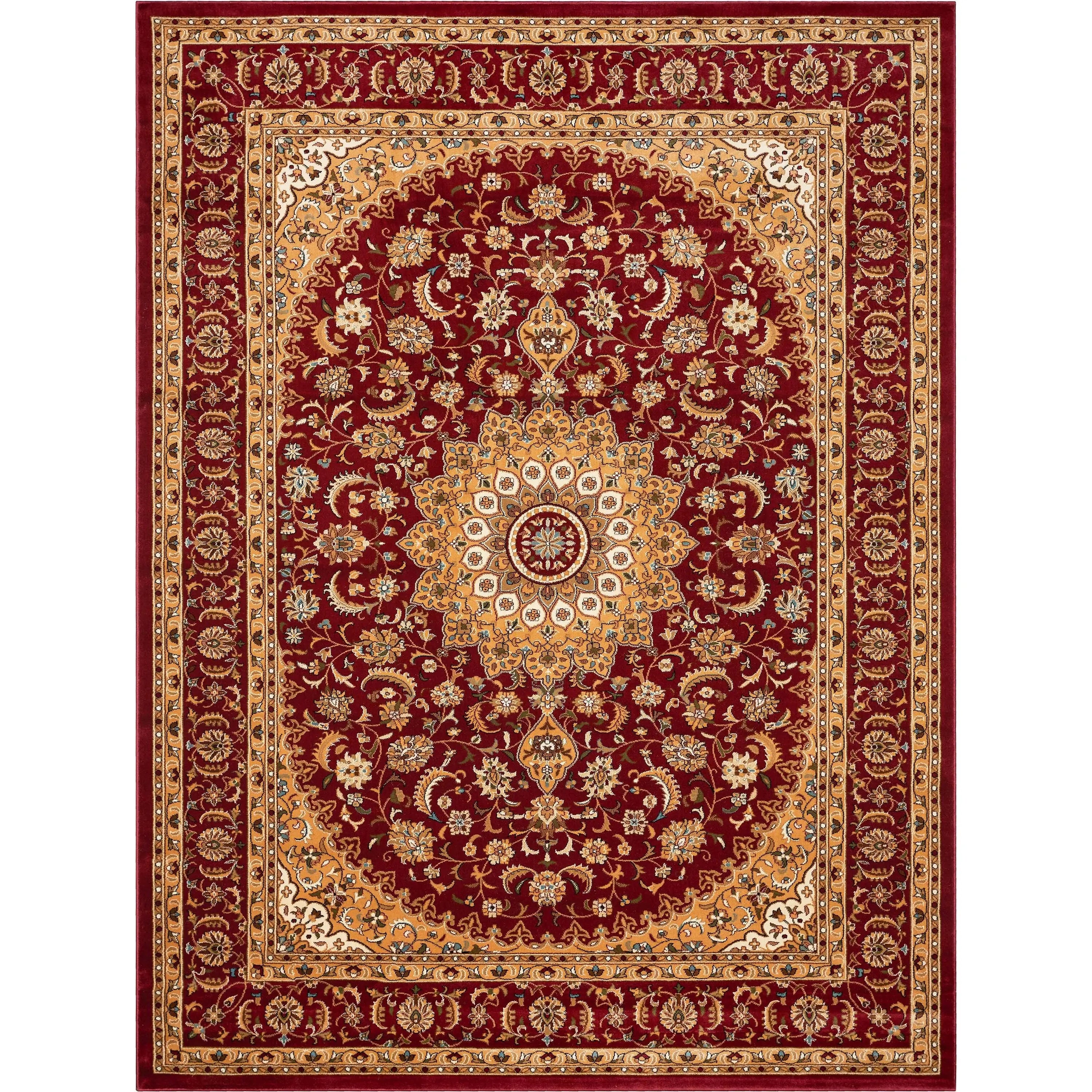 Aviva Red Traditional Rug、mySite、gigharbornorthrealestate
