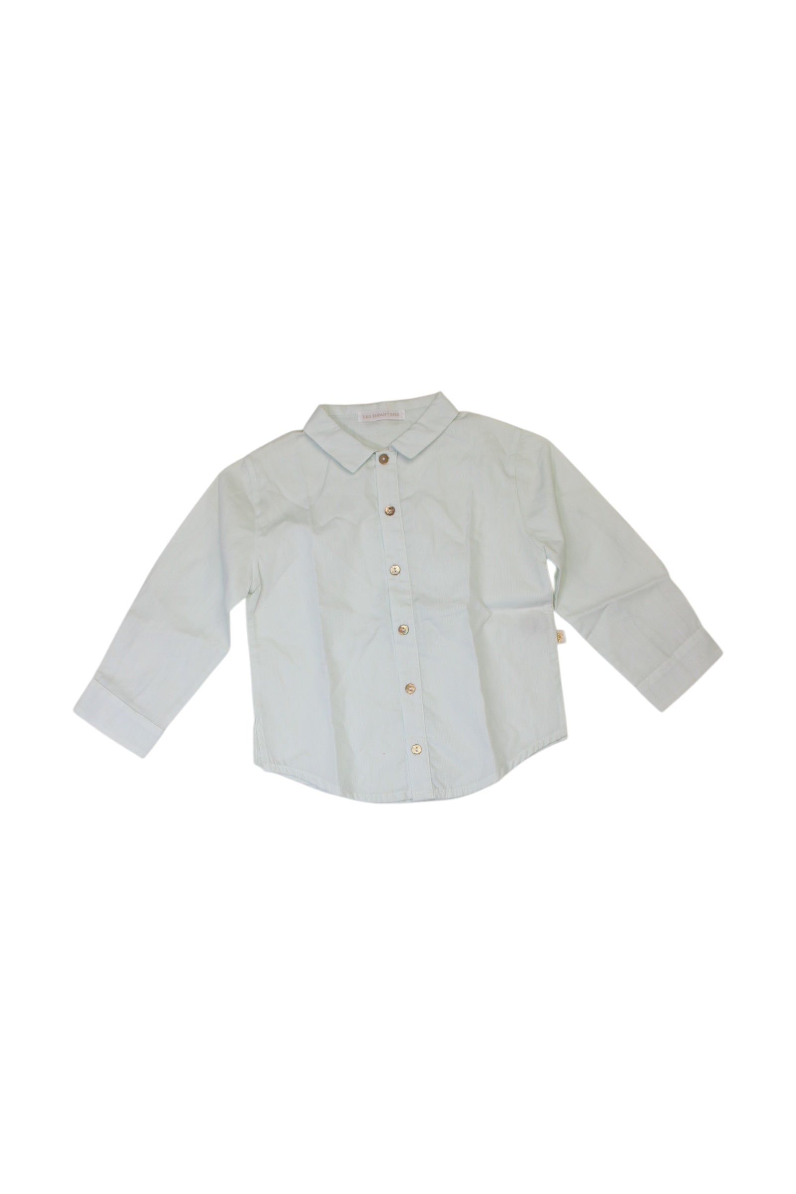 Les Enfantines Long Sleeve Button-Up Shirt 6-12M、mySite、g9winljtr
