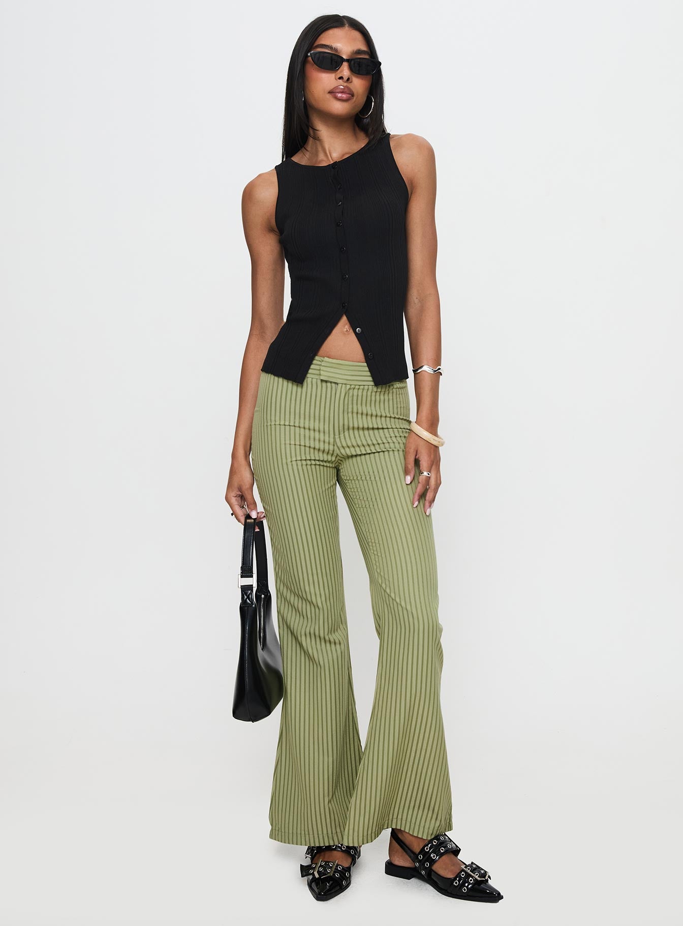 Jinxed Pant Green Stripe、mySite、solidvoid