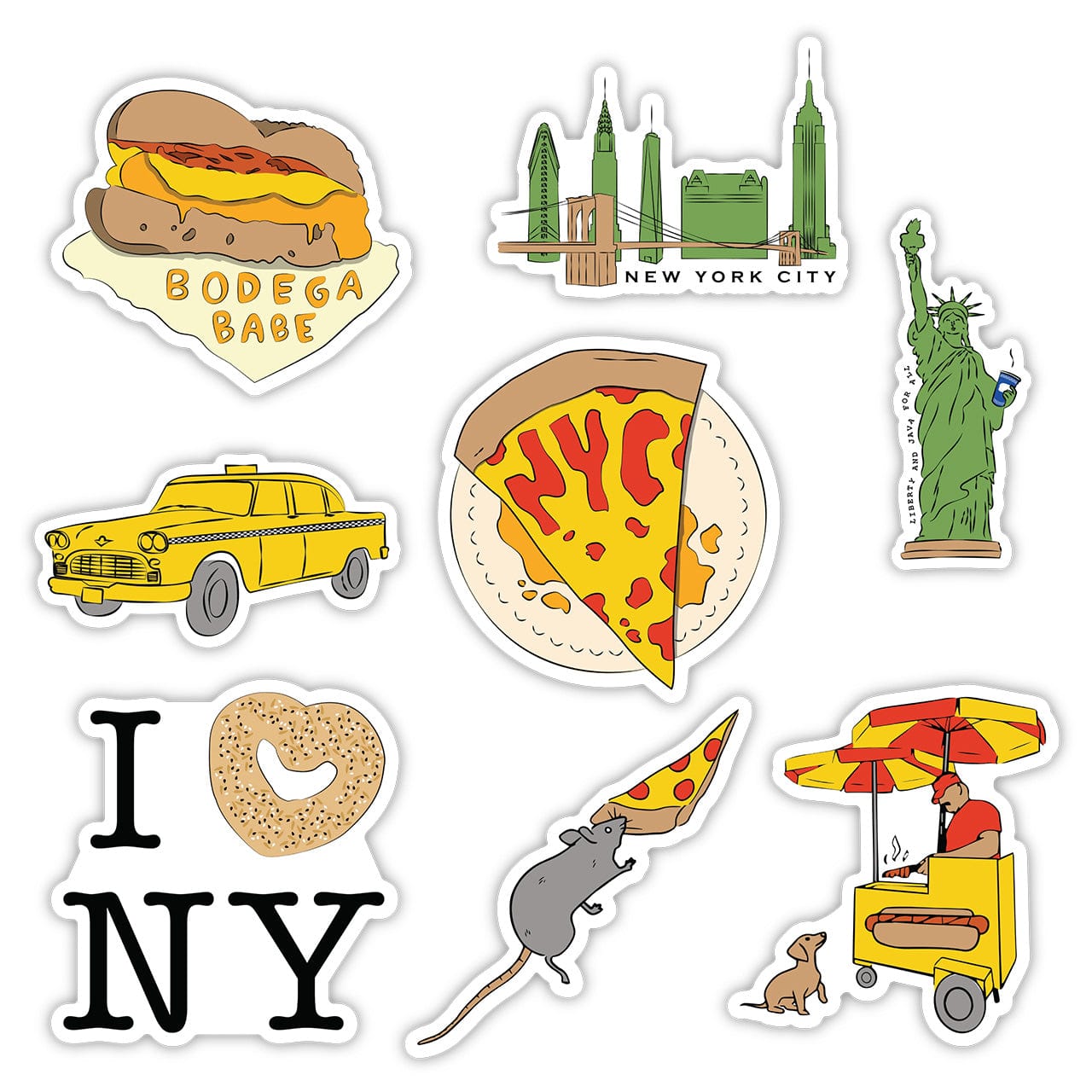  I Love New York - 8 Pack、mySite、ghnorth