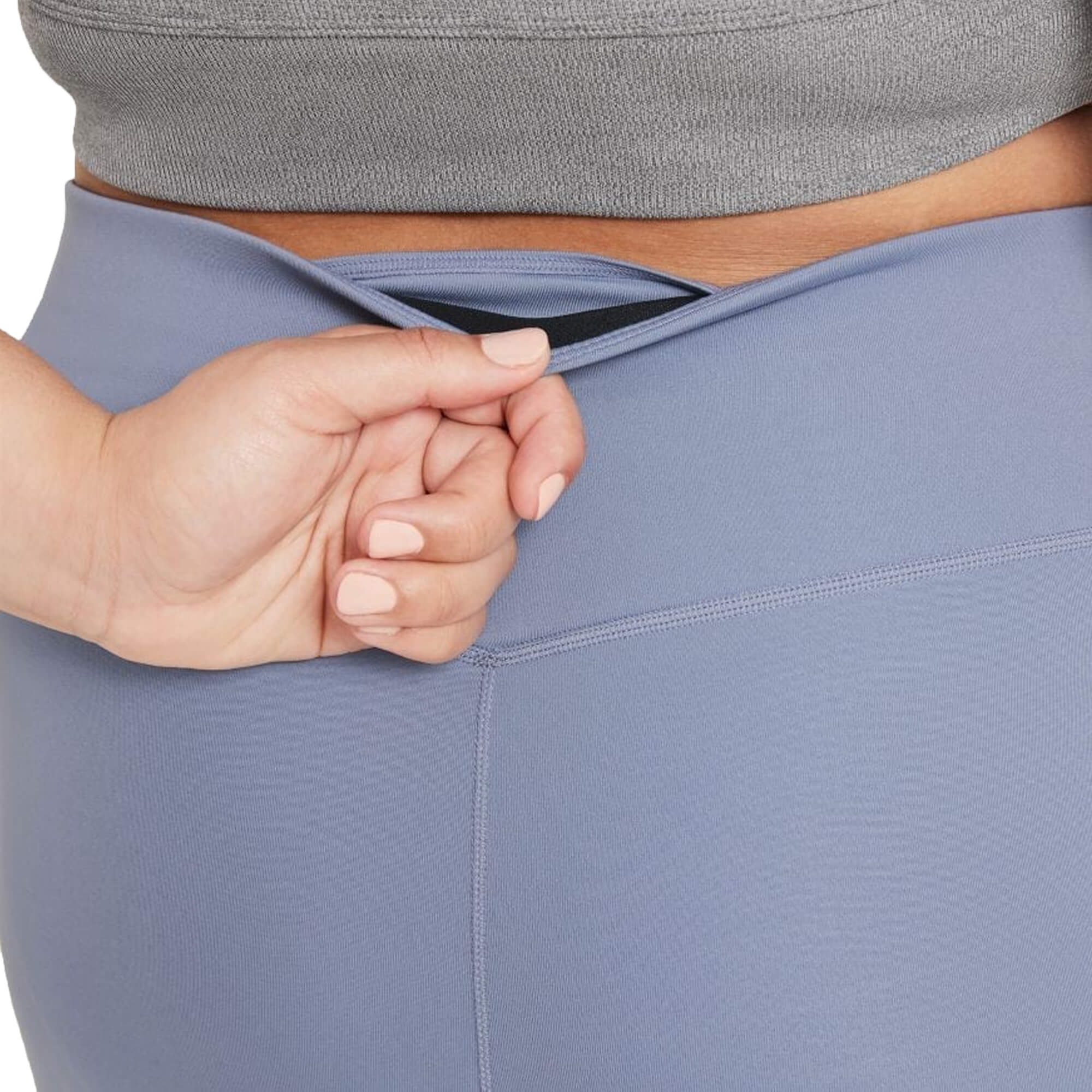 Nike Women's Dri-Fit One Mid-Rise Tights Ashen Slate/White、mySite、bottomscart