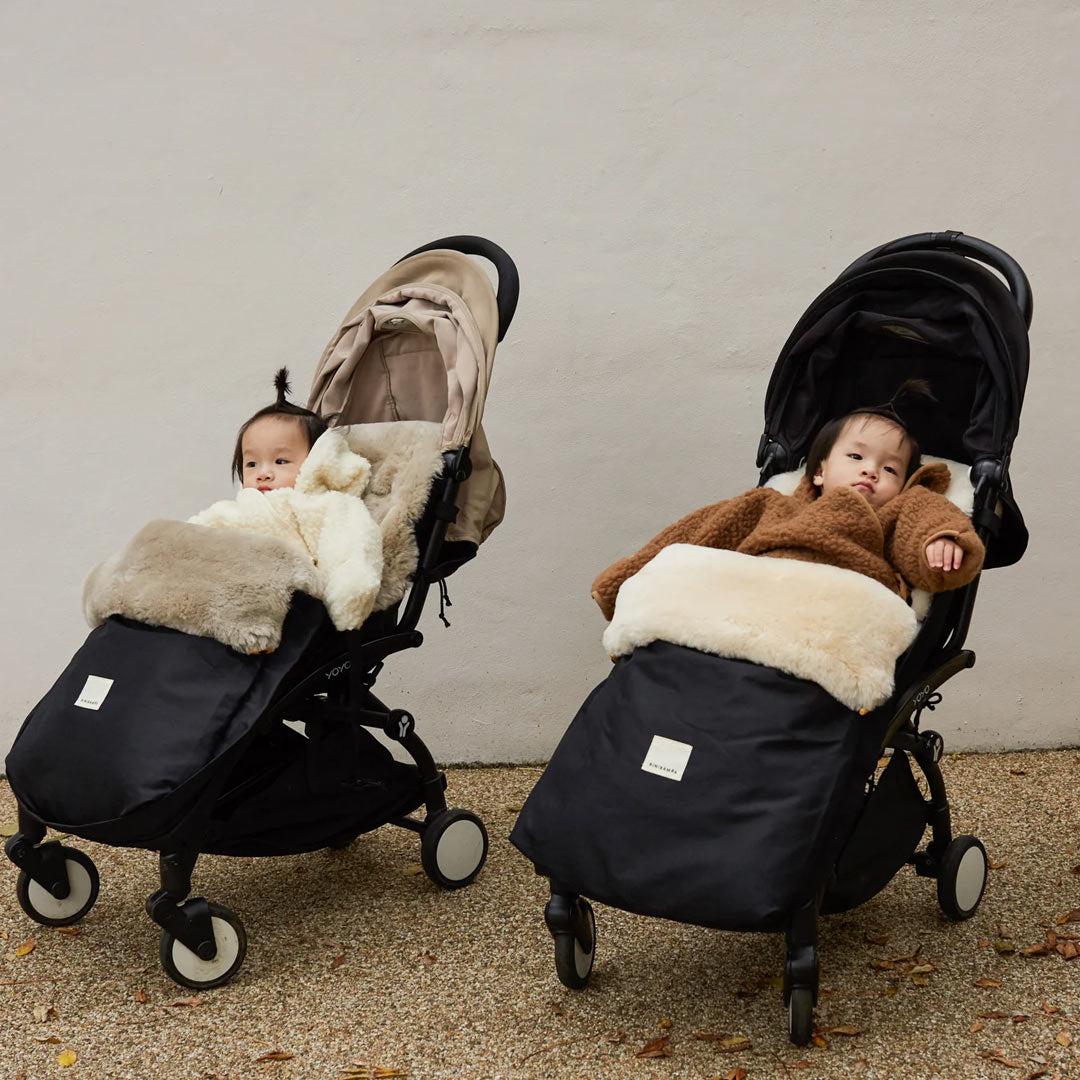  BINIBAMBA Merino Sheepskin Puffmuff - Toast、mySite、merchandisen