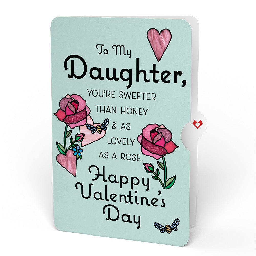 Bee Mine Suncatcher Valentine Pop-Up Card and Sentiment Set for Daughter、mySite、solidvoid