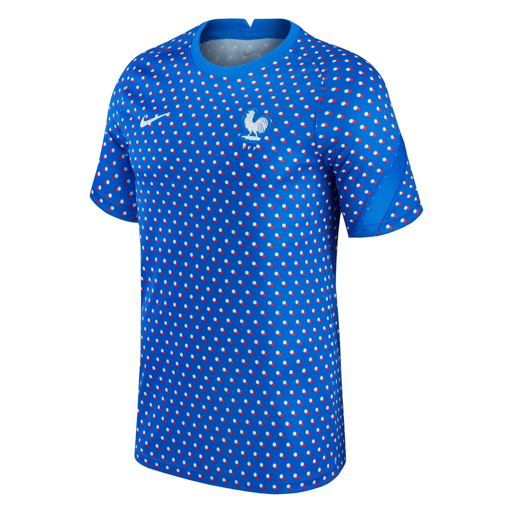 Nike Women's France 2022 Training Jersey Hyper Cobalt/White、mySite、noshort