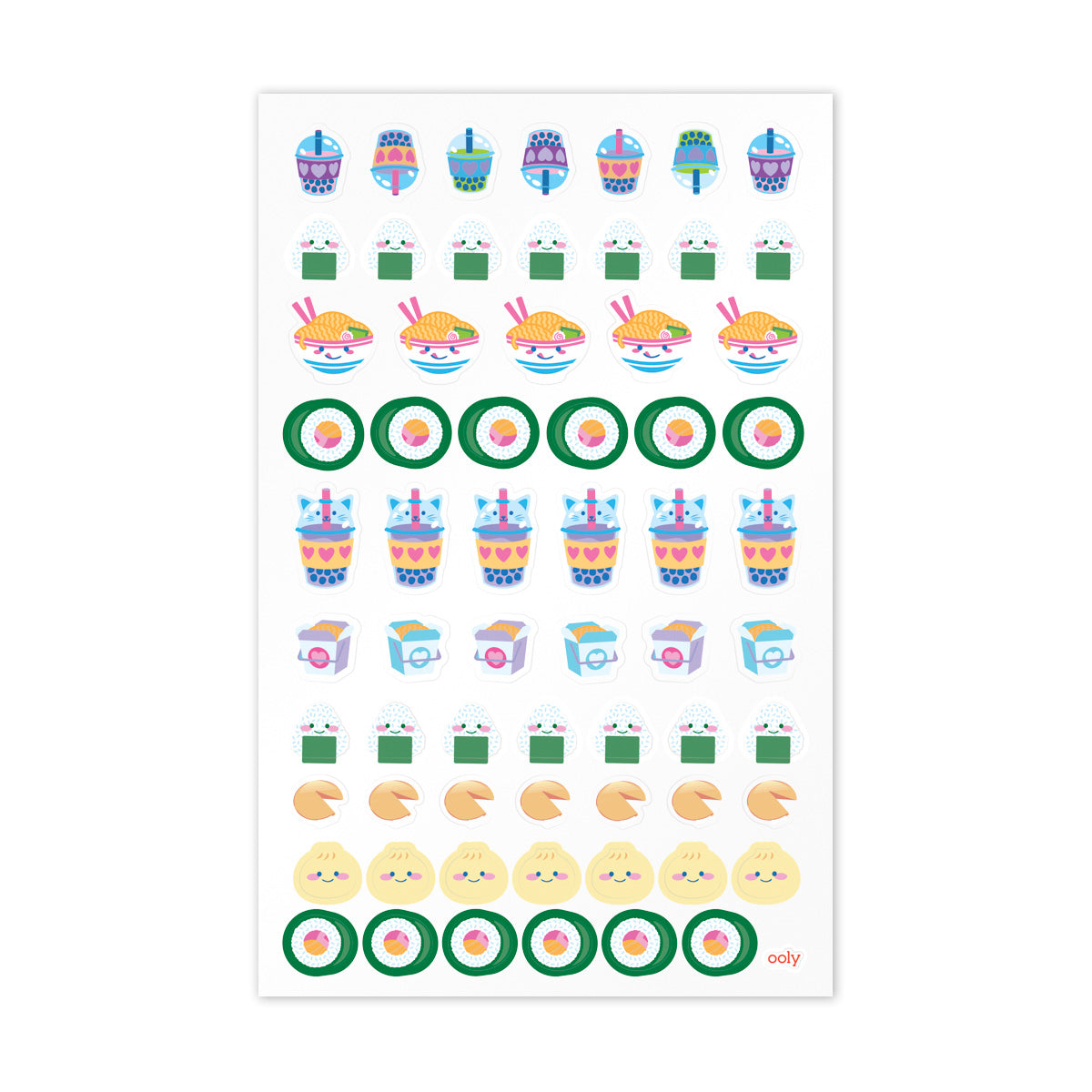  Ramen & Sushi Itsy Bitsy Stickers、mySite、ghnorth