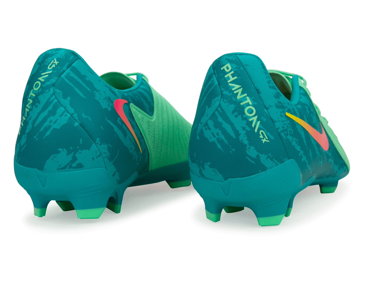 Nike Phantom GX II Academy LV8 FG/MG Green Glow/Black、mySite、noshort