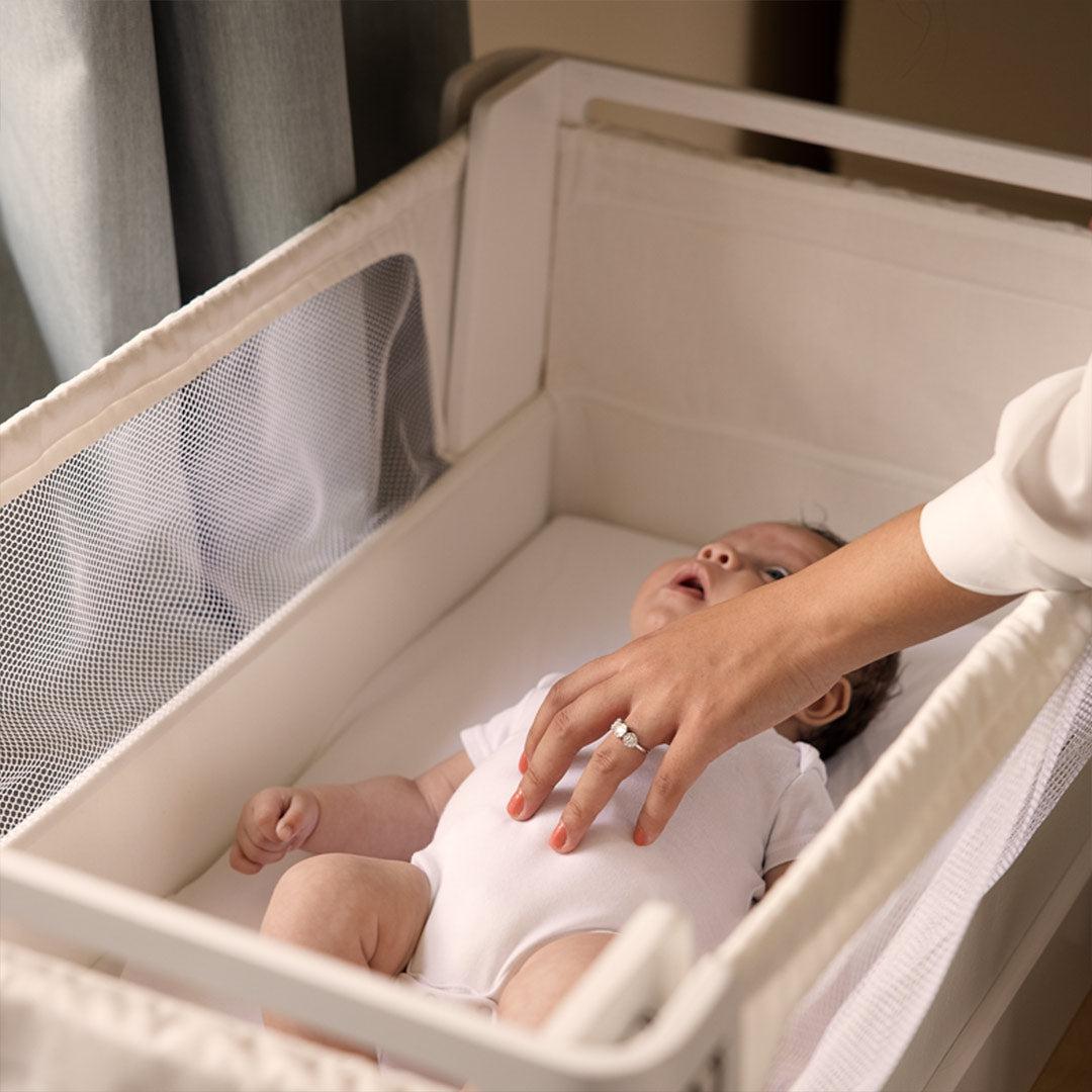  Gaia Hera Bedside Crib² - Scandi White/Natural、mySite、merchandisen