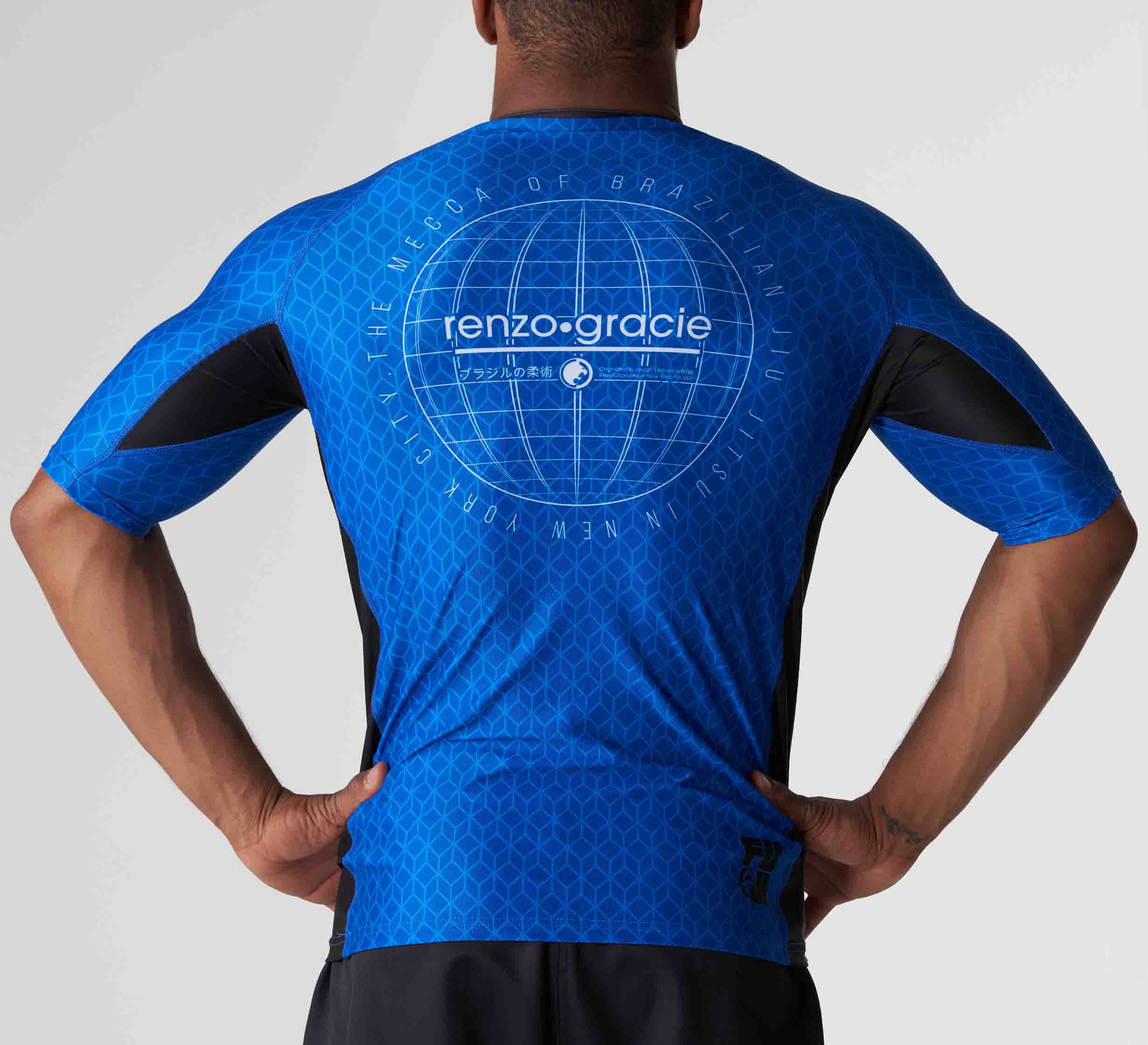 Renzo Gracie Mecca Ranked Short Sleeve Rashguard、mySite、gigharbornorthrealestate