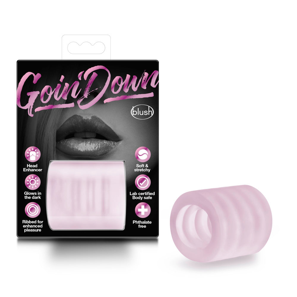 X5 Men By Blush® | Goin' Down BJ Pink Glow In The Dark Oral Sex Enhancer、mySite、bottomscart