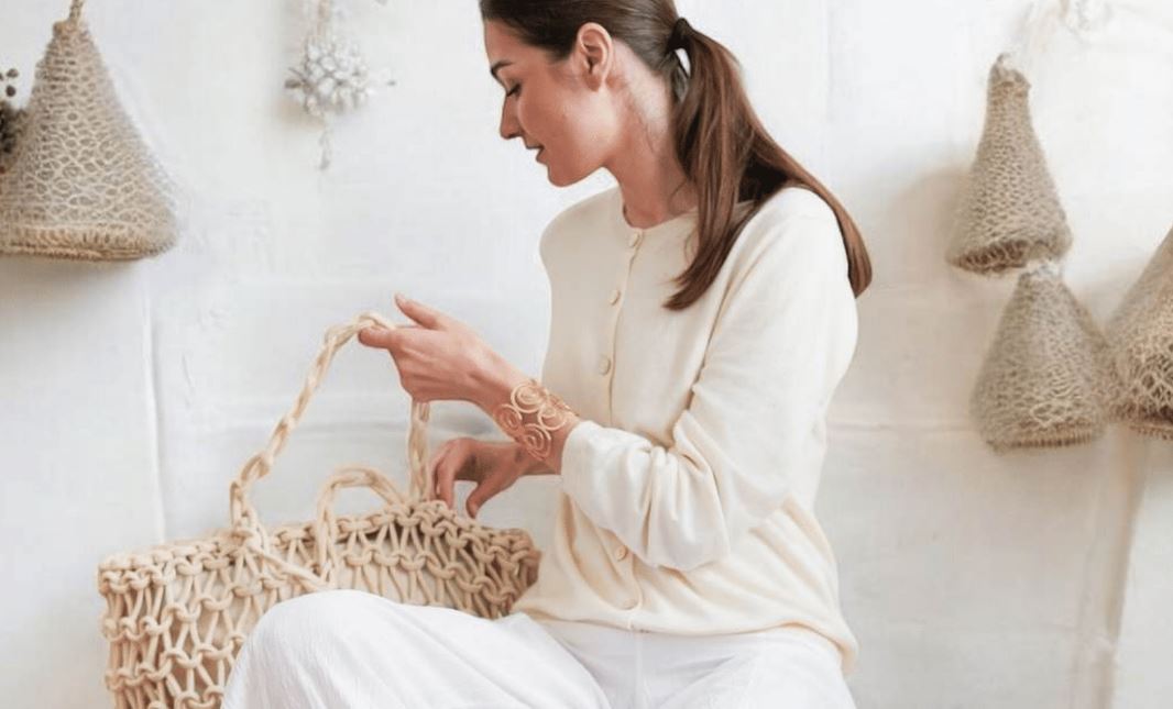 Debbie Katz Aura Cotton/Cashmere Cardigan, Cream、mySite、noshort