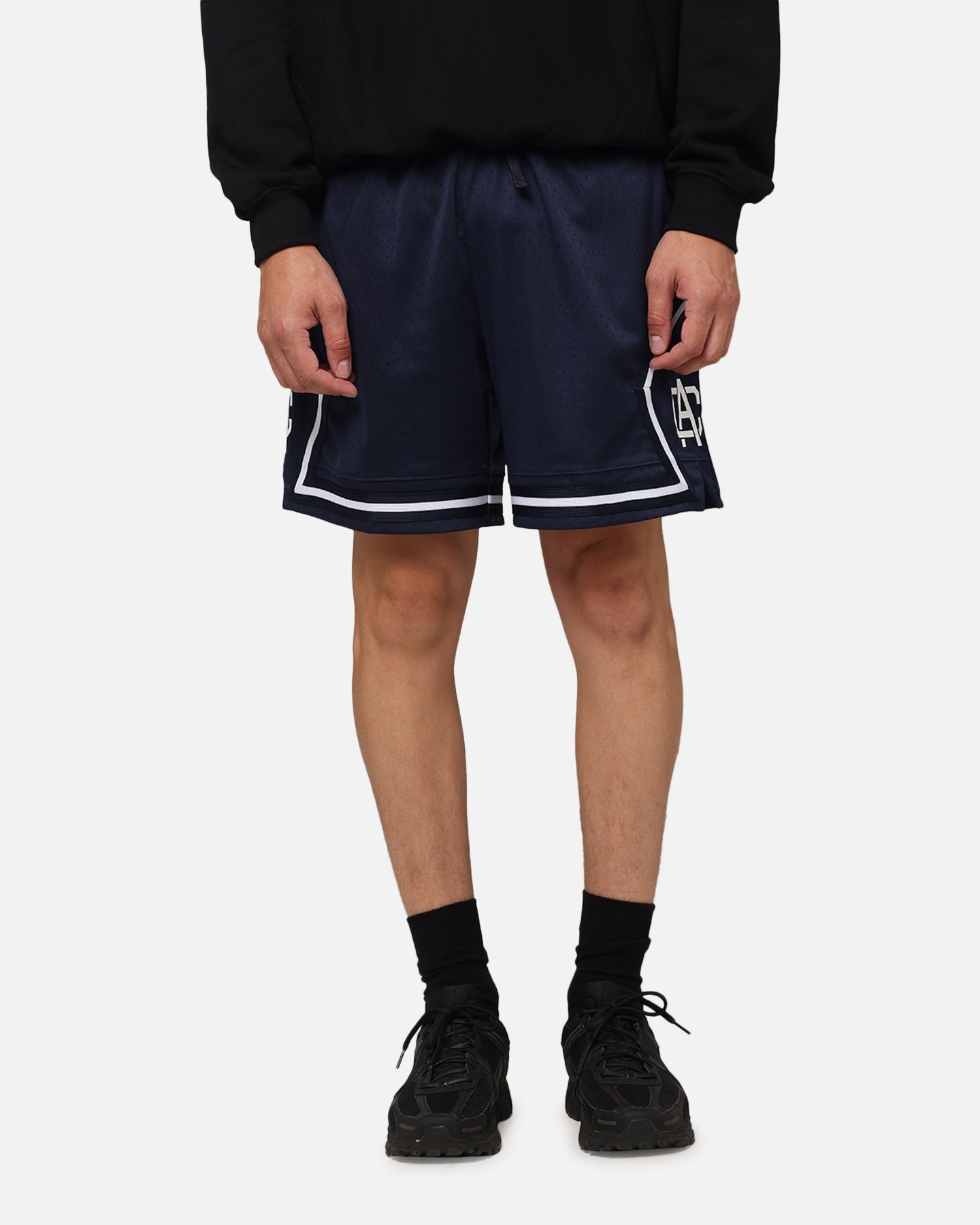 Carre Fold Mesh Basketball Shorts Navy/White、mySite、zt4zffjzw