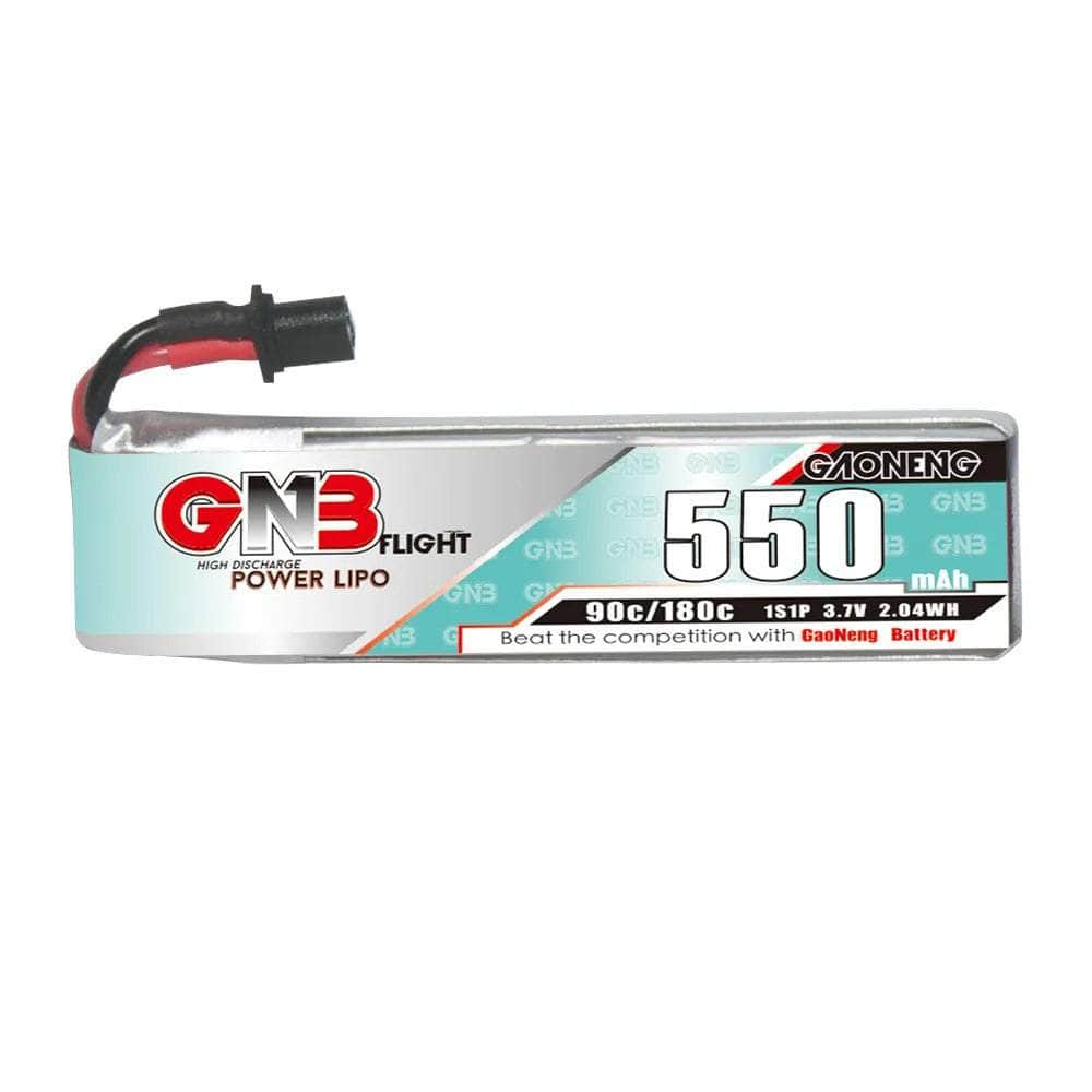  Gaoneng GNB 3.7V 1S 550mAh 90C LiPo Whoop/Micro Battery w/ Cabled - A30、mySite、merchandisen