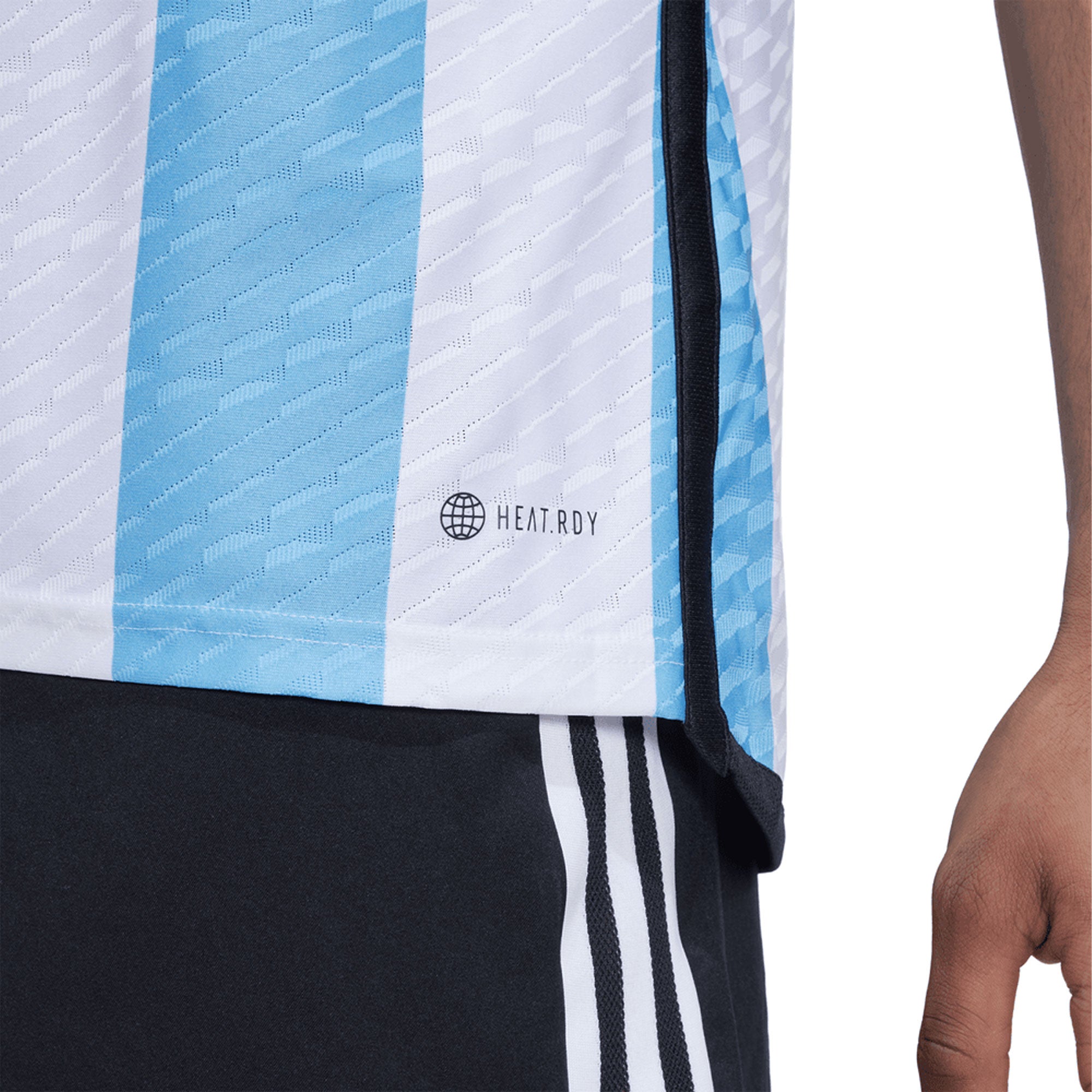 adidas Men's Argentina 2022/23 Authentic Home Jersey White/Light Blue、mySite、bottomscart