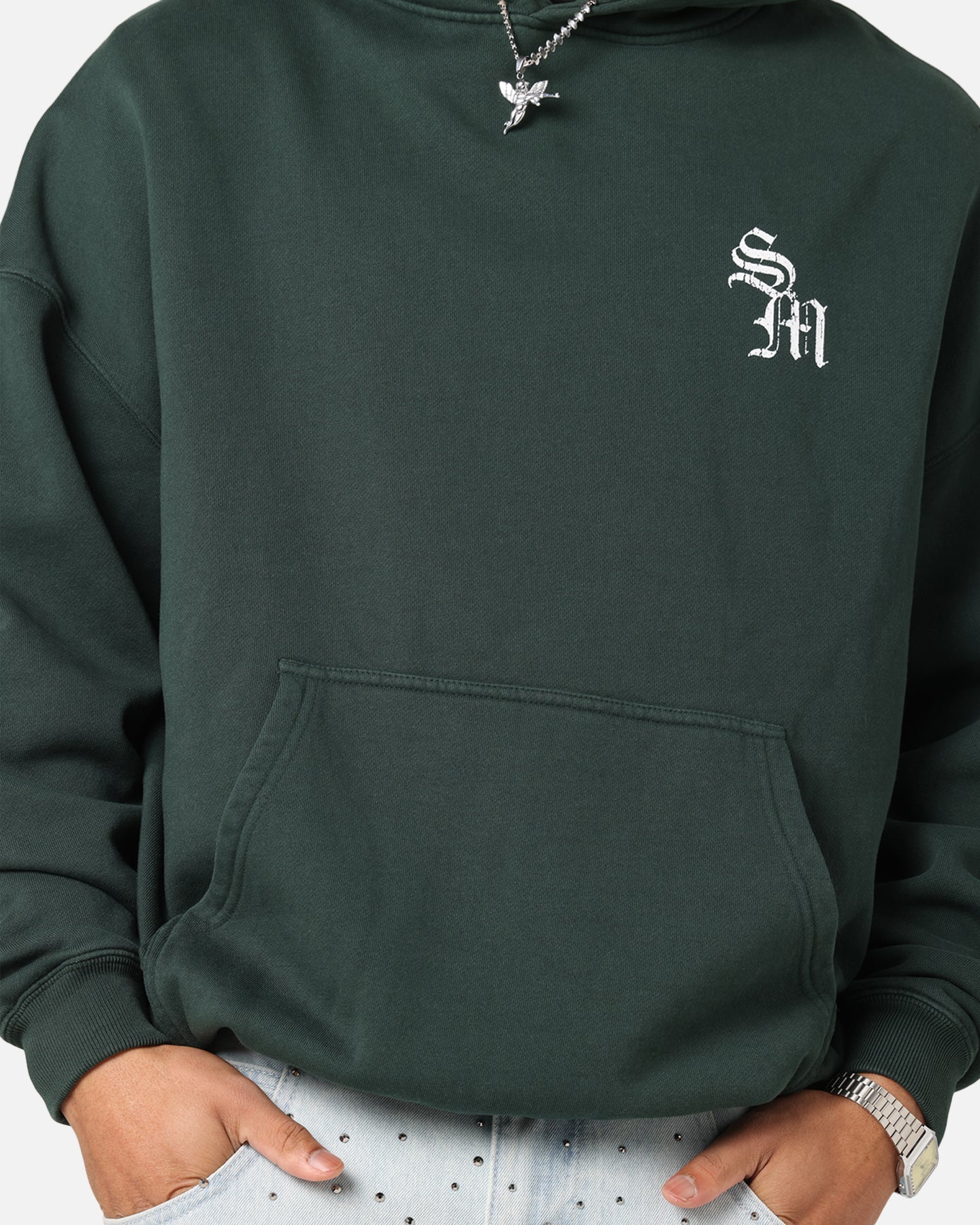 Saint Morta Redemption Boxy Hoodie Green、mySite、zt4zffjzw
