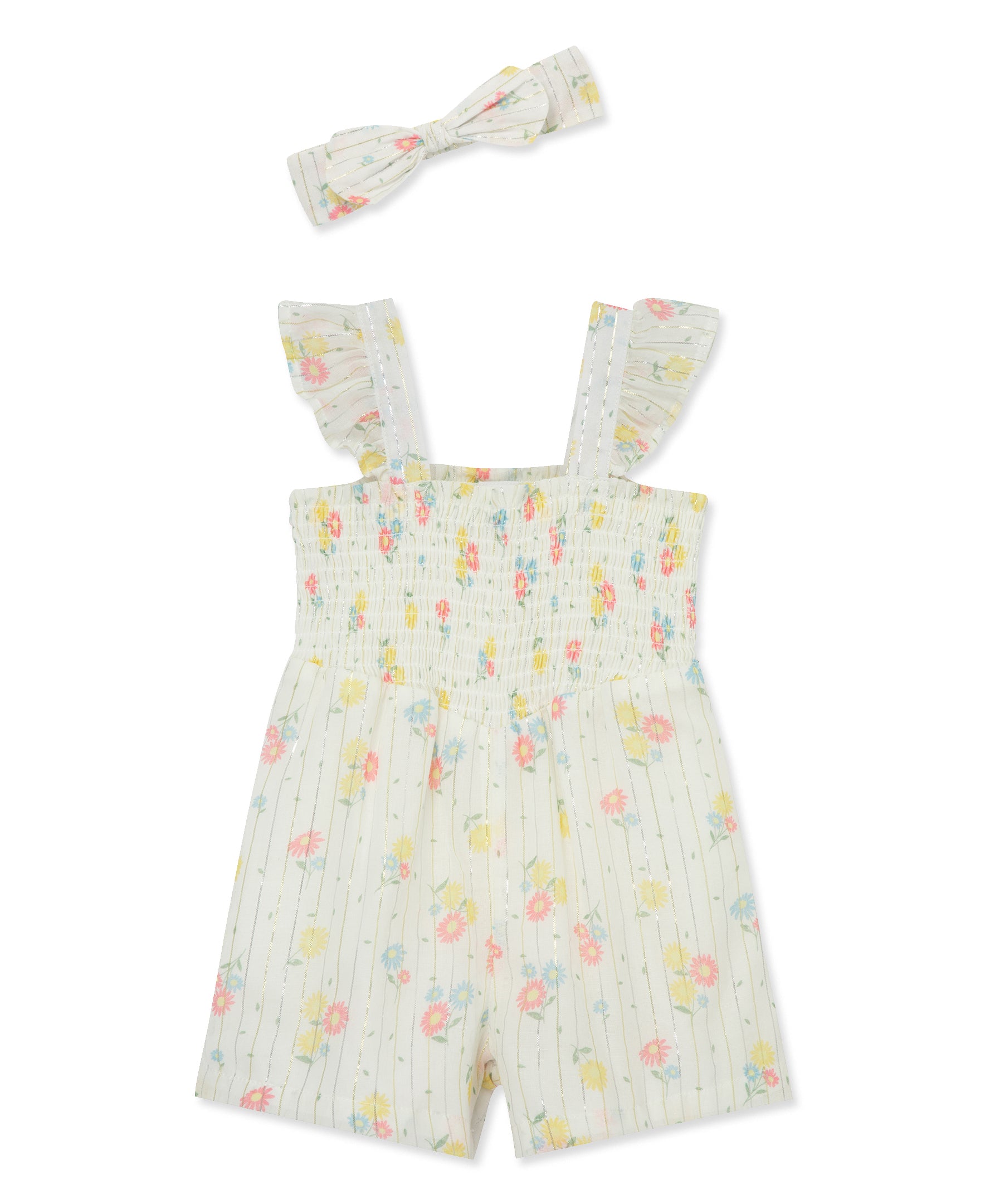  Daisy Woven Romper & Headband (2T-4T)、mySite、layawaytickets