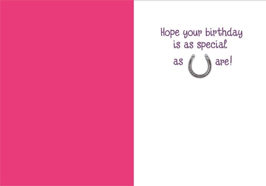  Horse Glitter Card、mySite、ghnorth