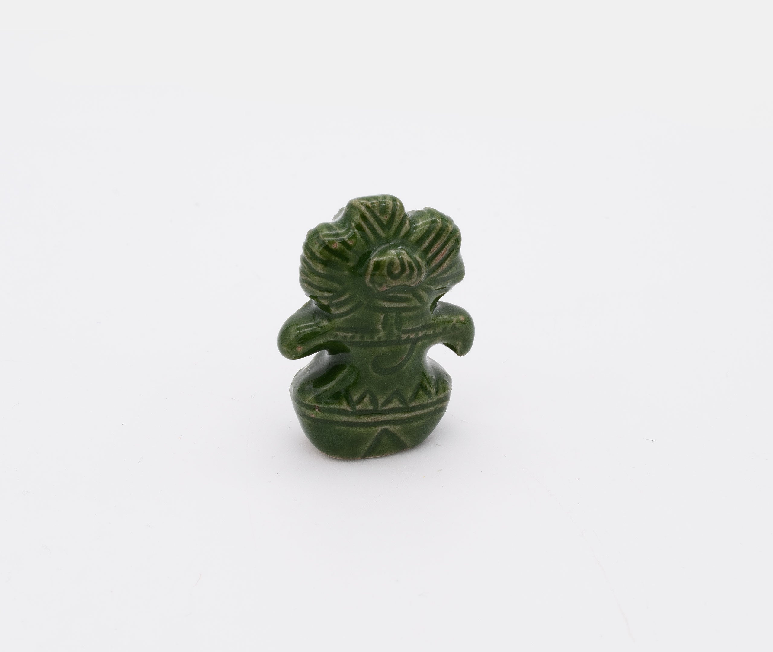 Jomon Dogu Figurine Owl - Green、mySite、topwebapps
