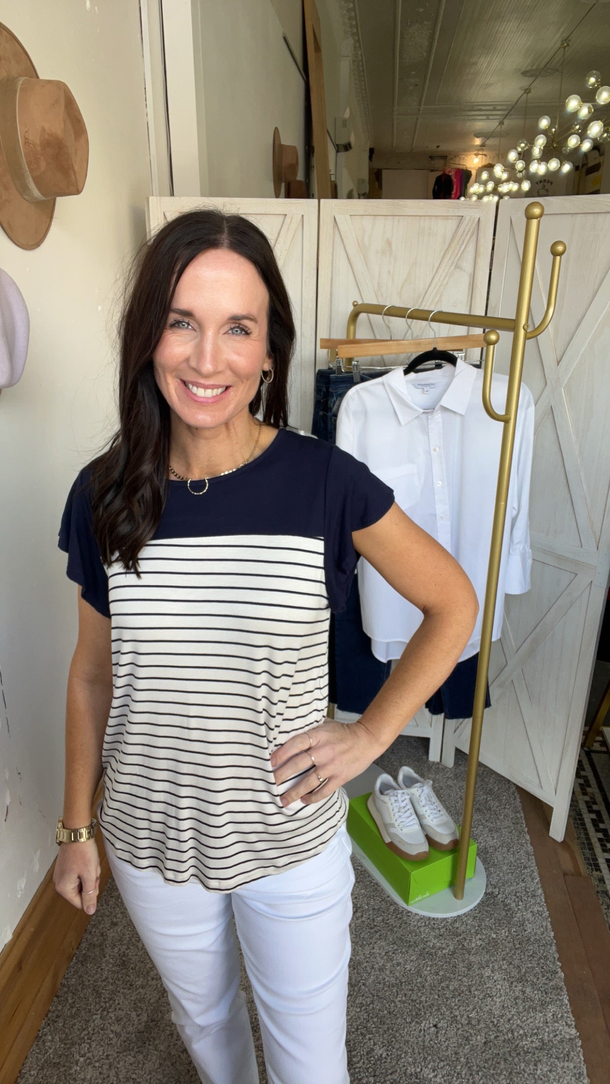 Meranda’s Striped Top、mySite、garagedoors4me